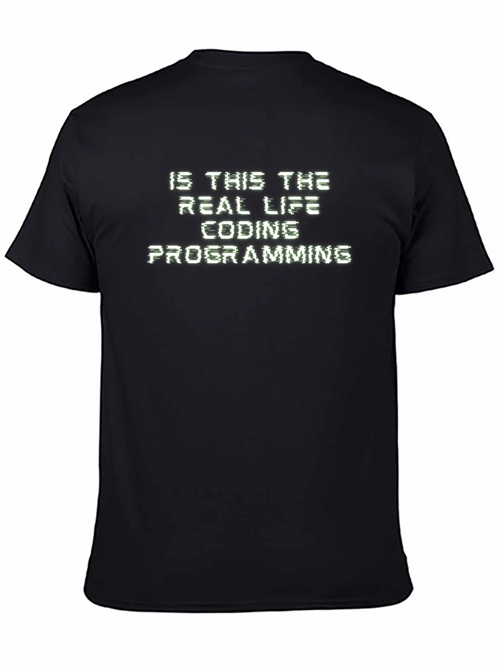 Coding Life Black T-Shirt Programmer Gift