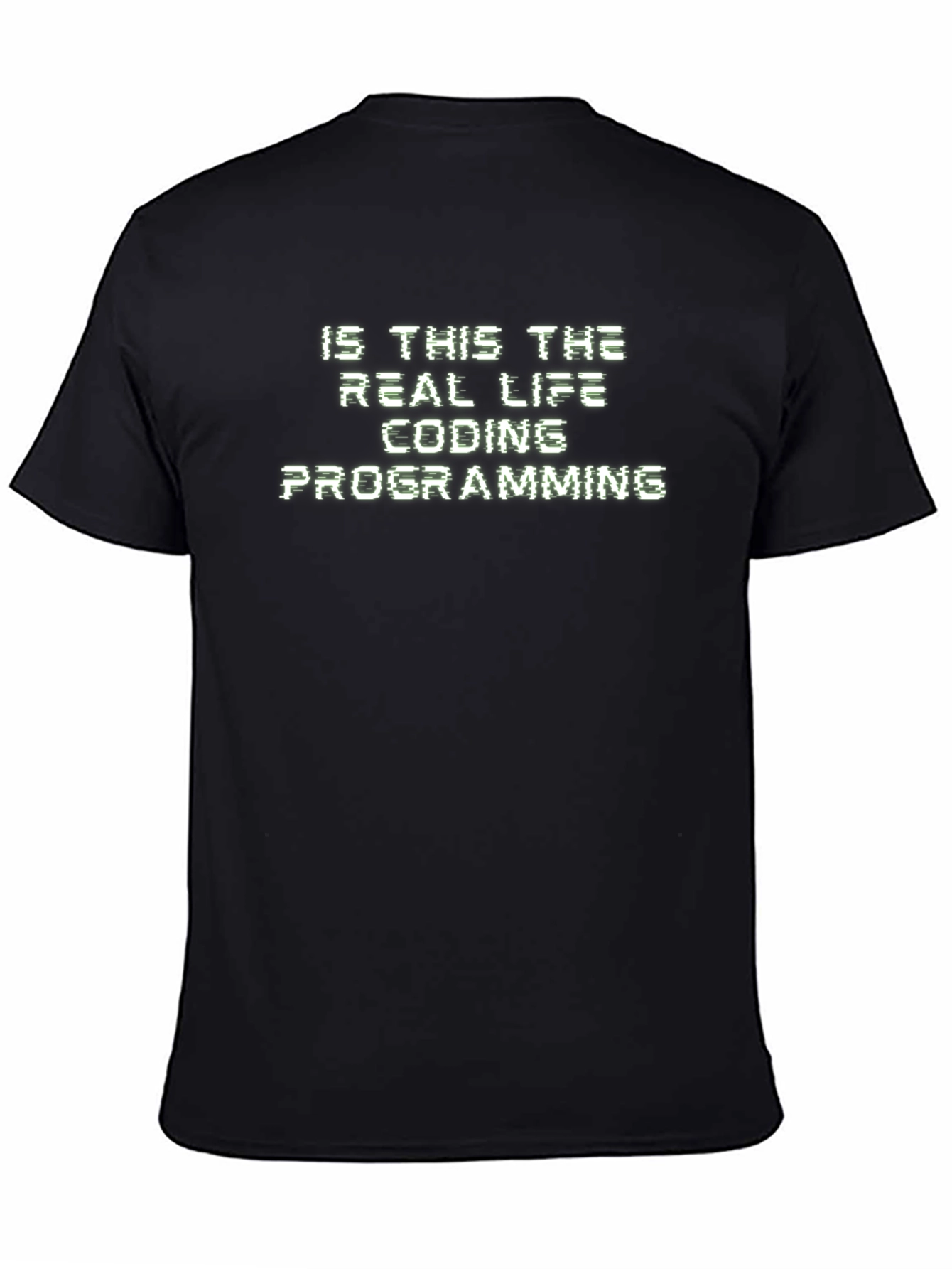 Coding Life Black T-Shirt Programmer Gift