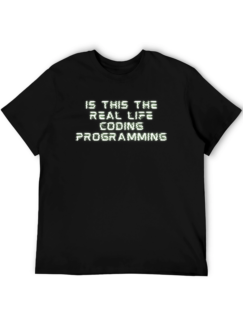 Coding Life Black T-Shirt Programmer Gift