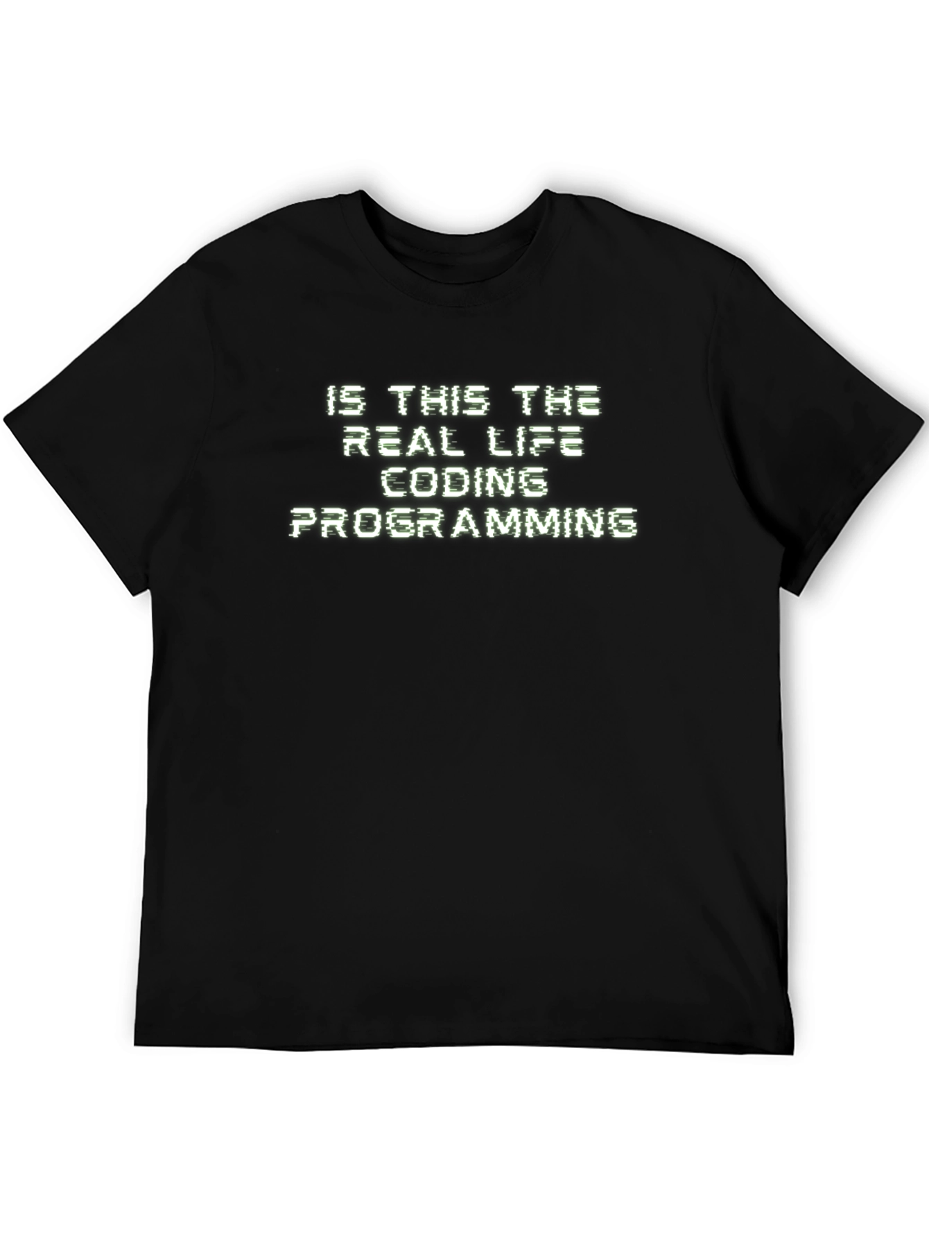 Coding Life Black T-Shirt Programmer Gift
