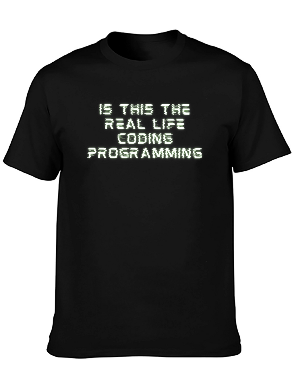 Coding Life Black T-Shirt Programmer Gift