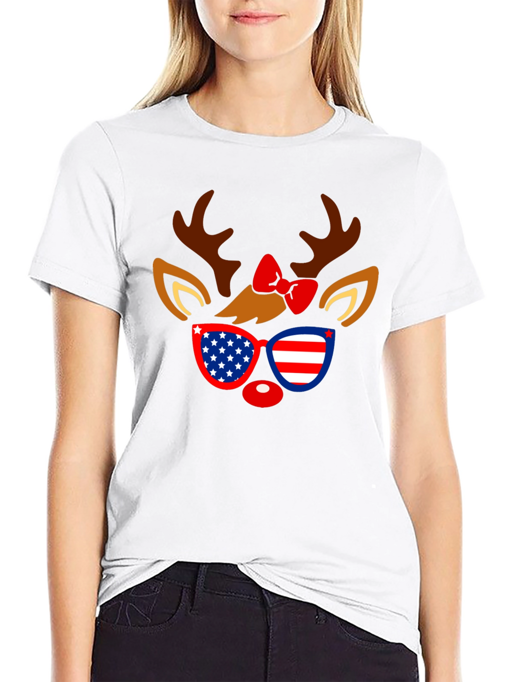 Patriotic Deer T-Shirt
