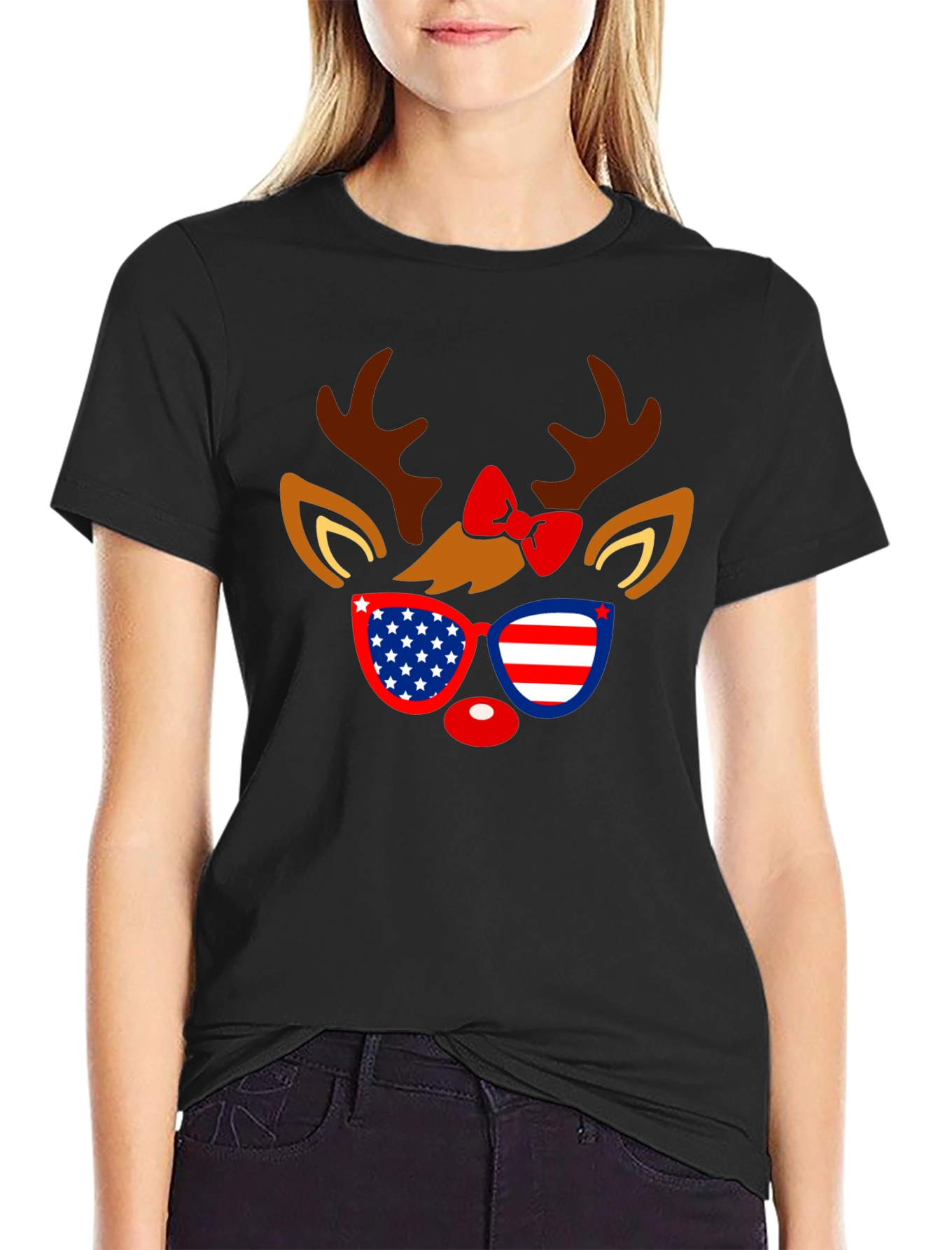 Patriotic Deer T-Shirt