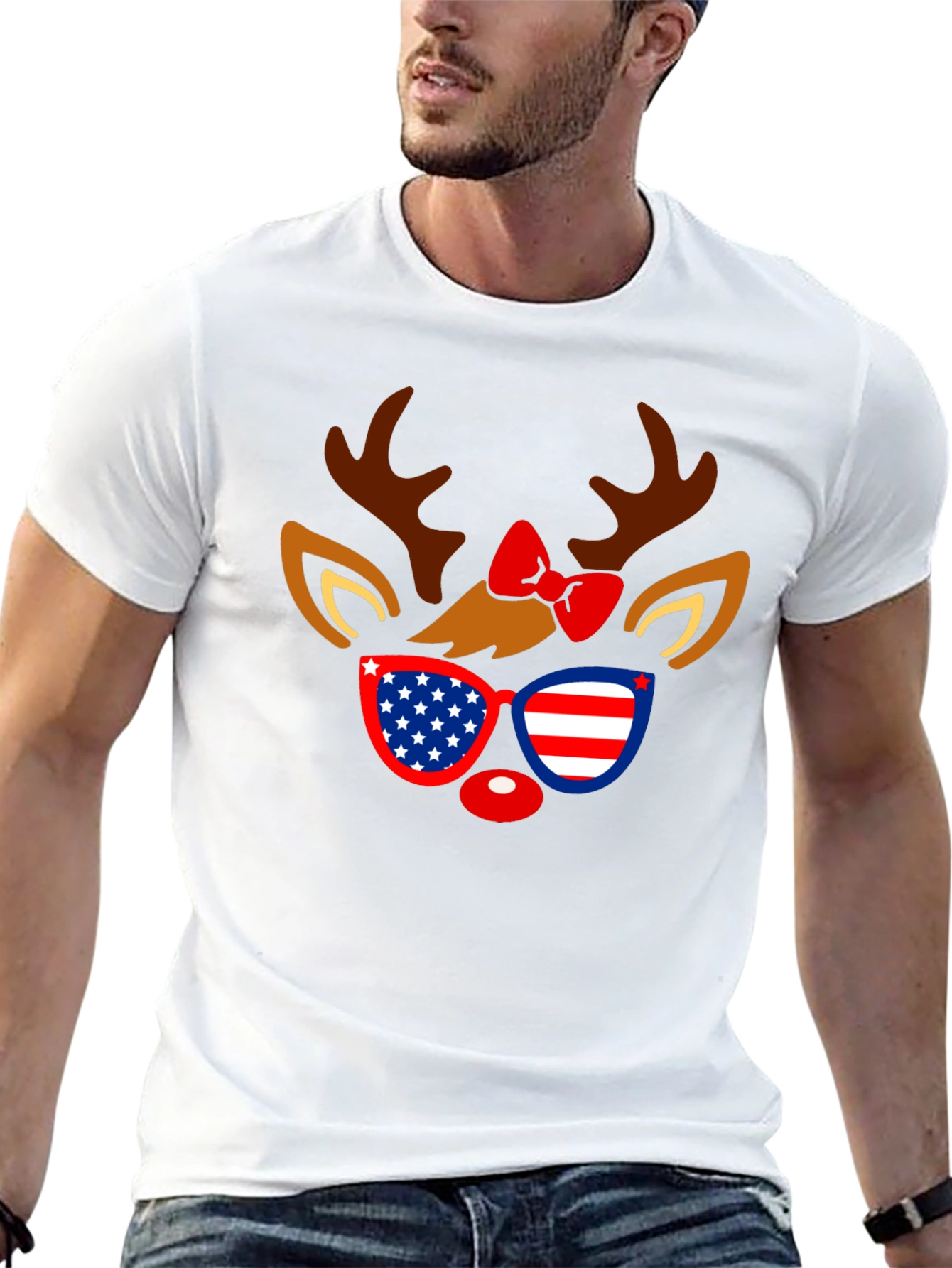 Patriotic Deer T-Shirt