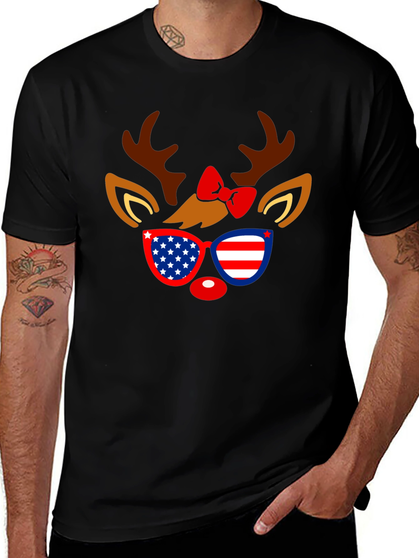 Patriotic Deer T-Shirt