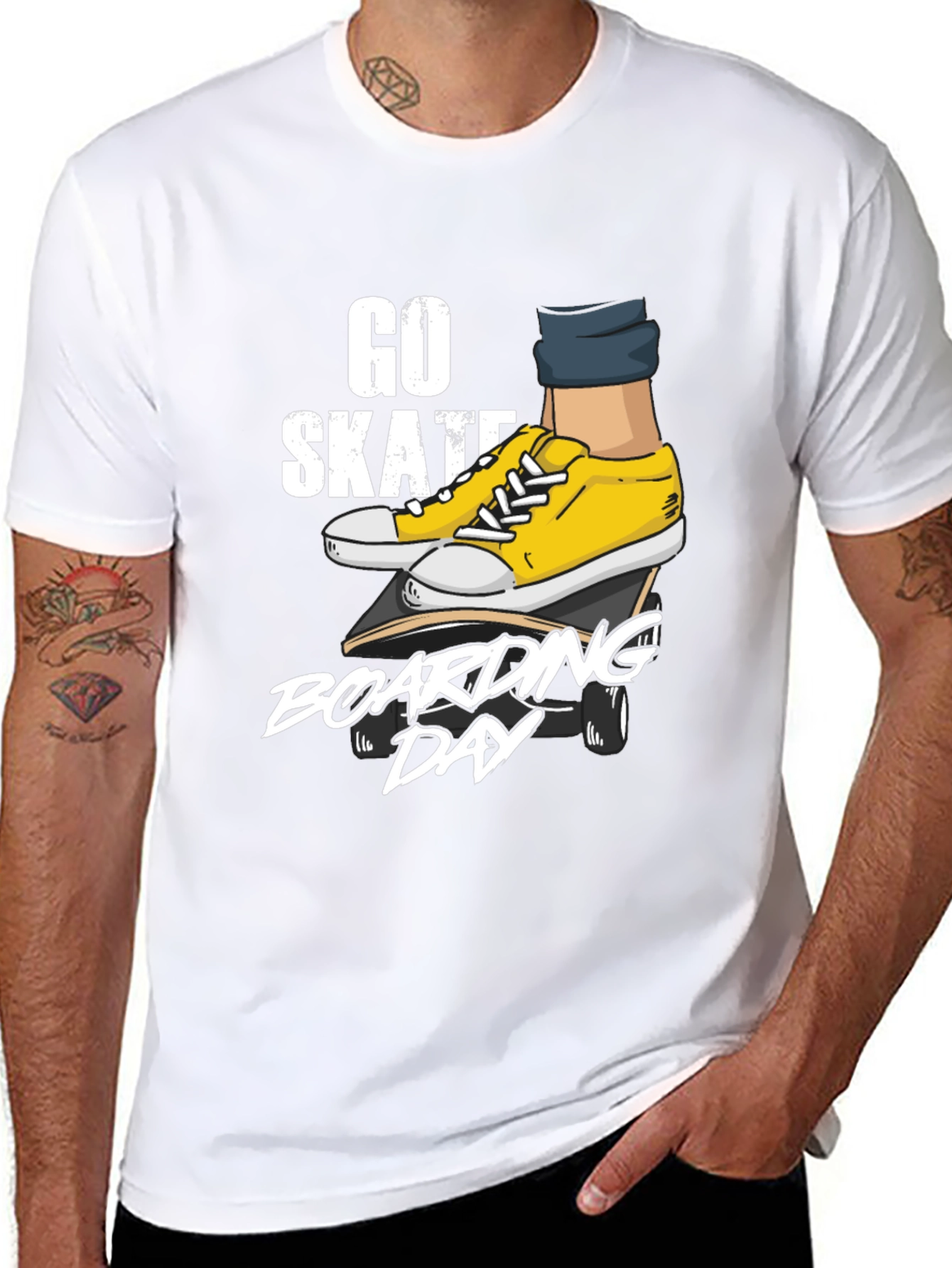 Go Skateboarding Day Graphic Tee - Black