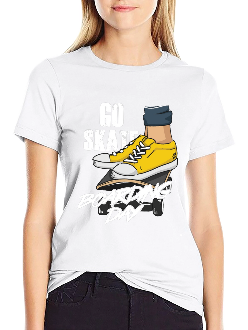 Go Skateboarding Day Graphic Tee - Black