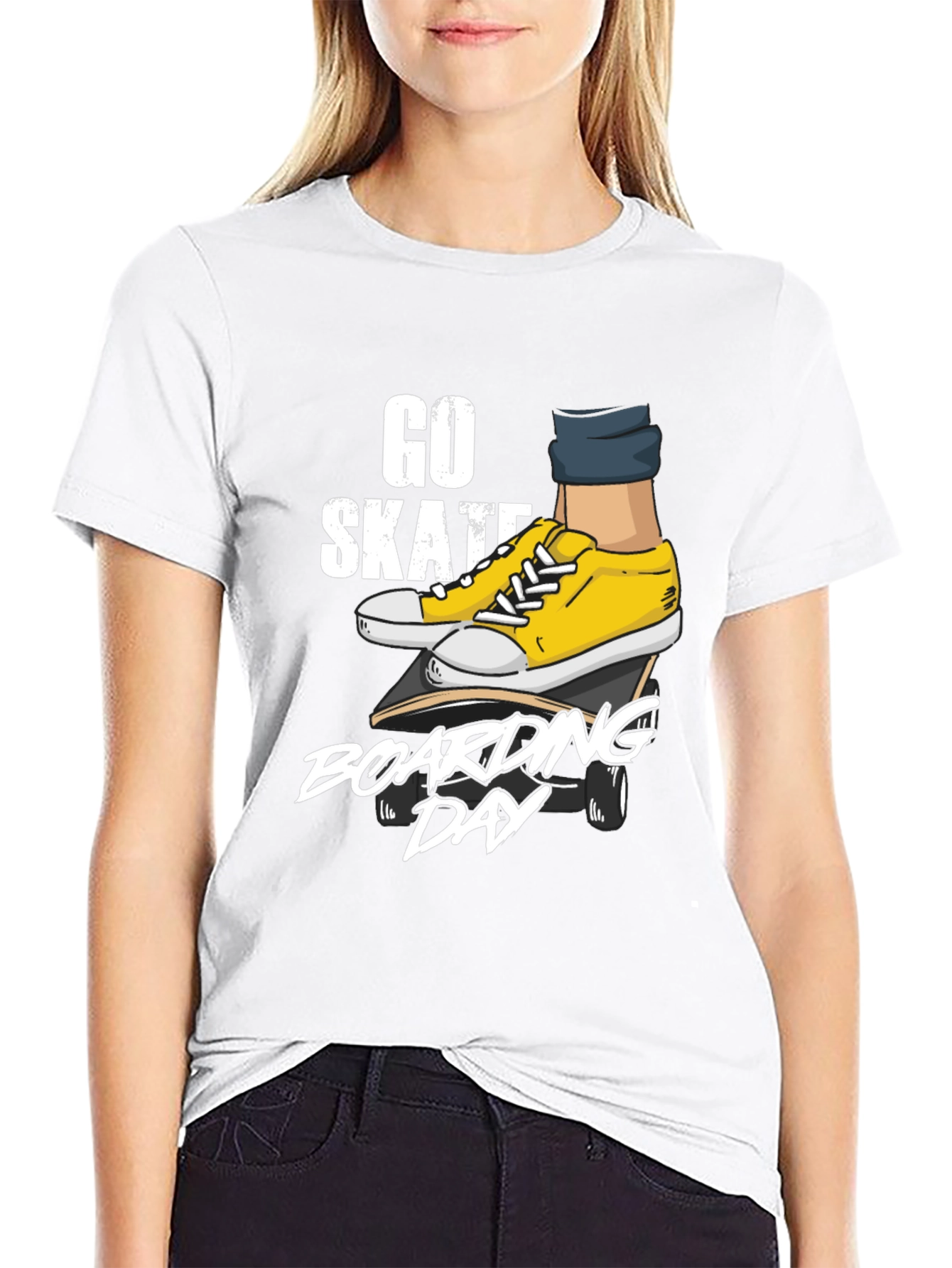 Go Skateboarding Day Graphic Tee - Black