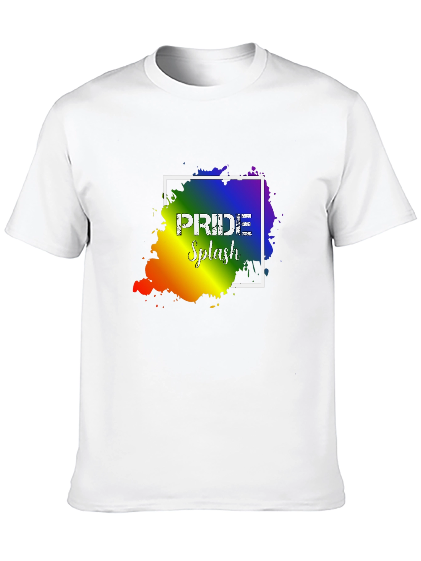 Pride Splash Graphic T-Shirt - Unisex Black Tee