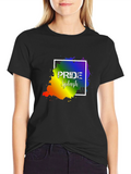 Pride Splash Graphic T-Shirt - Unisex Black Tee