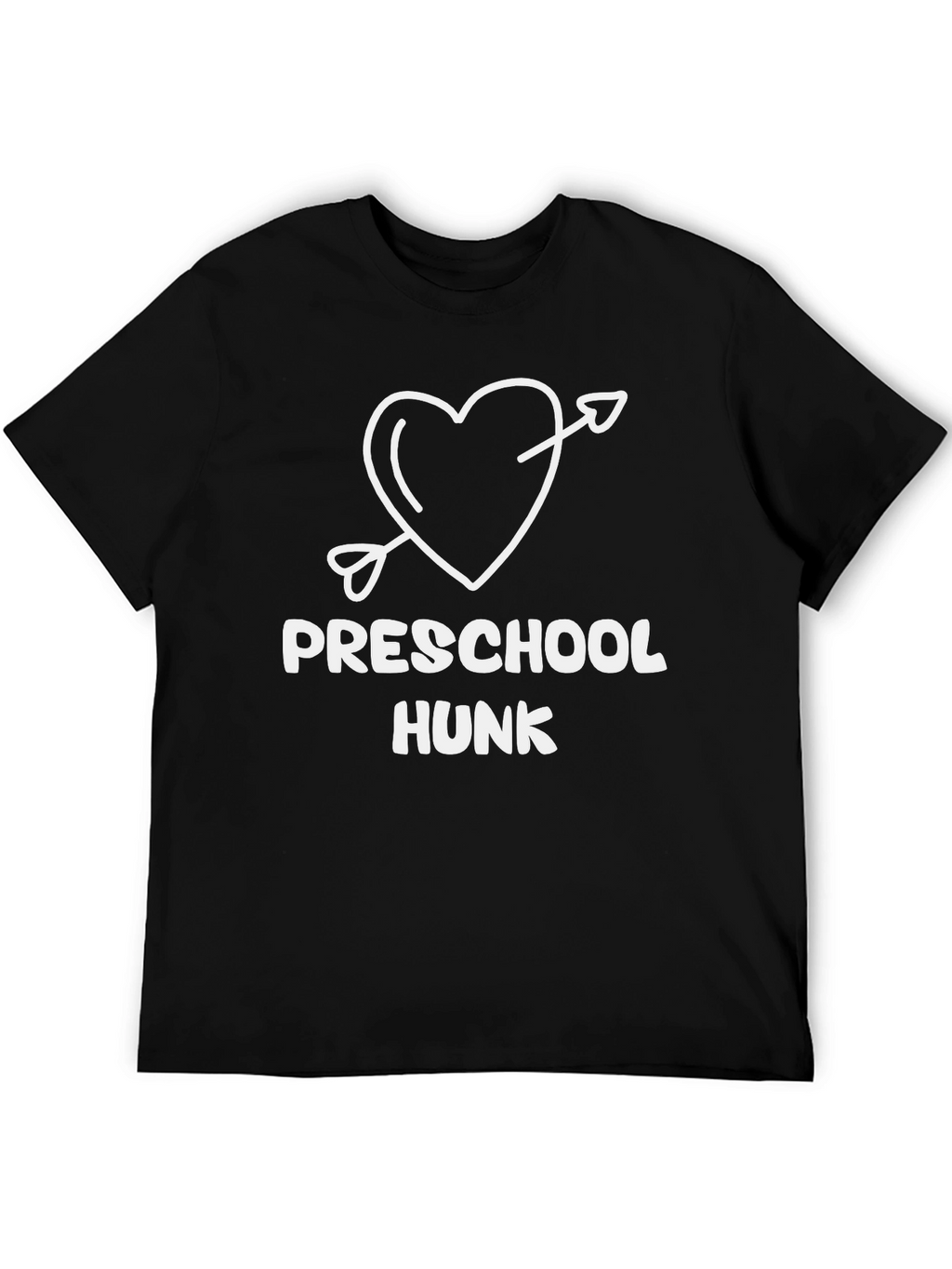 Preschool Hunk Graphic Tee - Funny Valentines Shirt