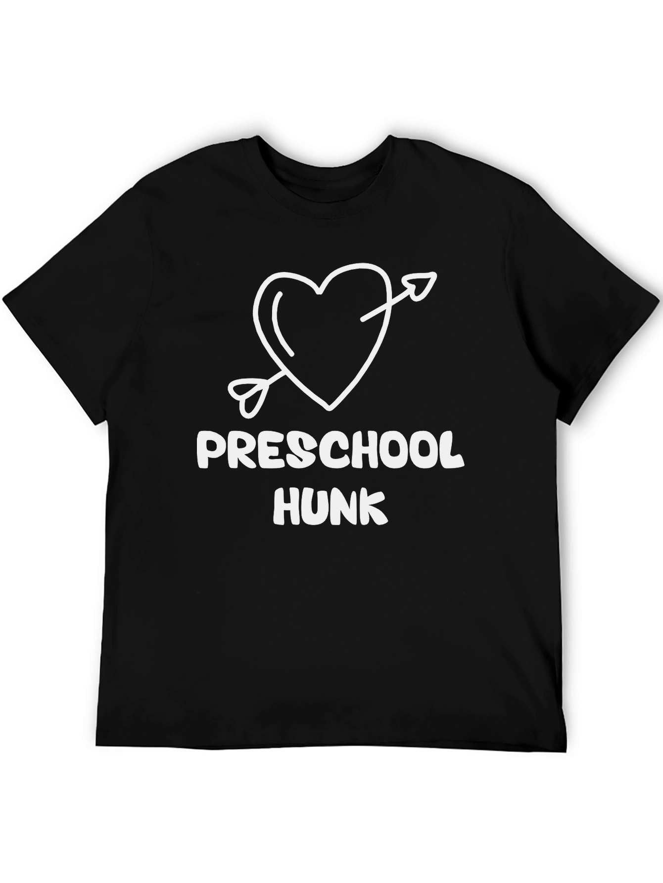 Preschool Hunk Graphic Tee - Funny Valentines Shirt