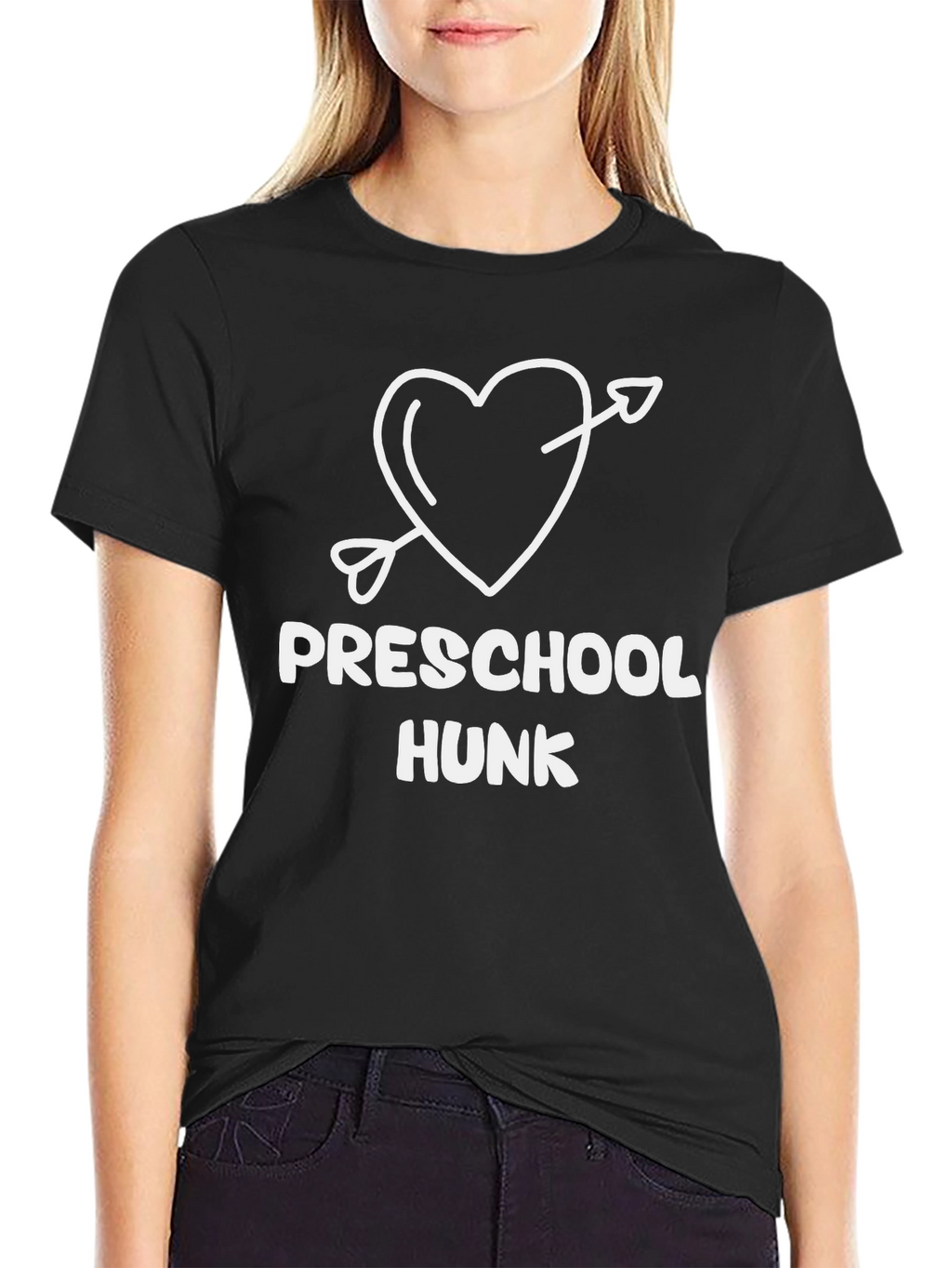 Preschool Hunk Graphic Tee - Funny Valentines Shirt