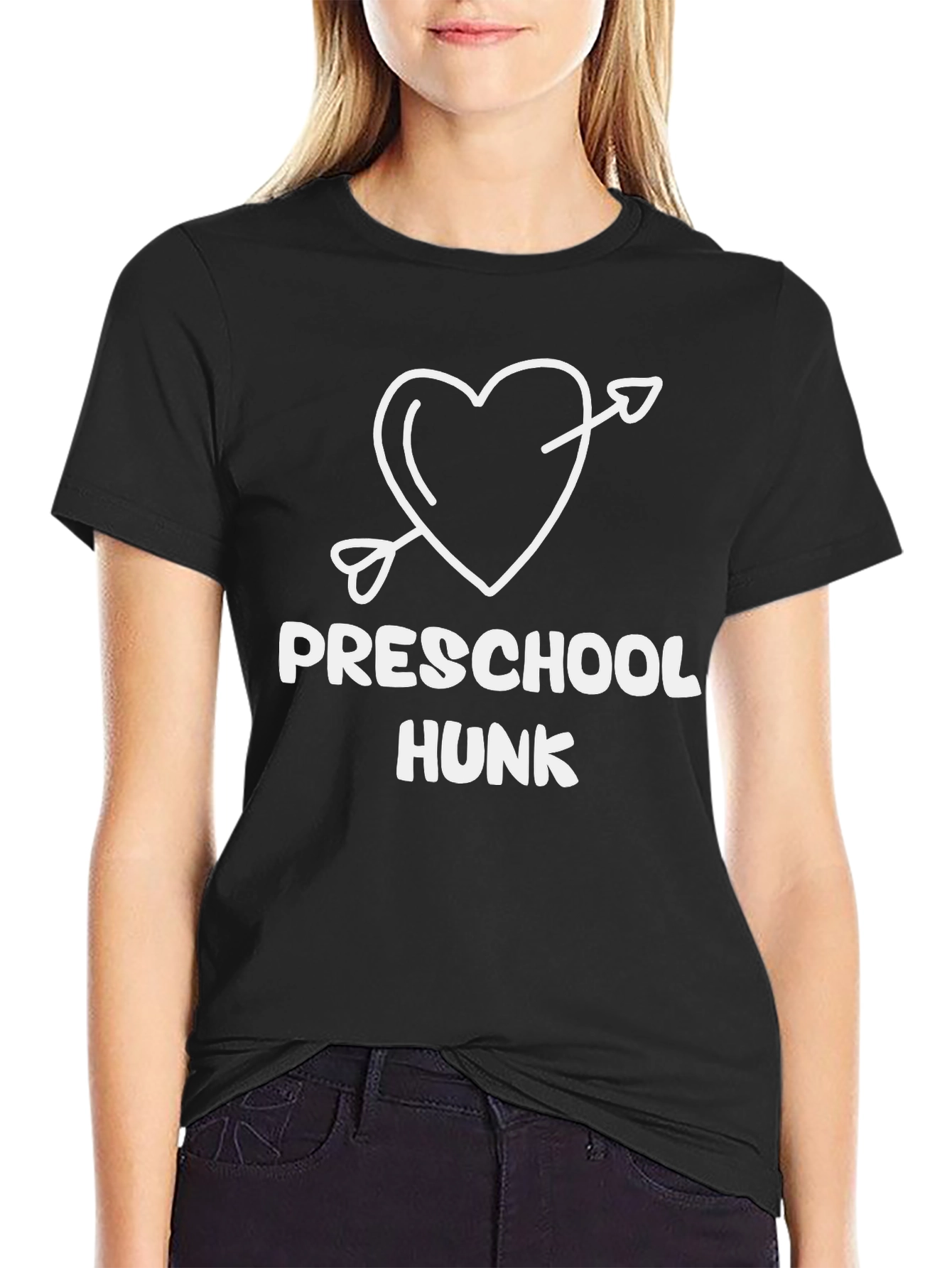 Preschool Hunk Graphic Tee - Funny Valentines Shirt