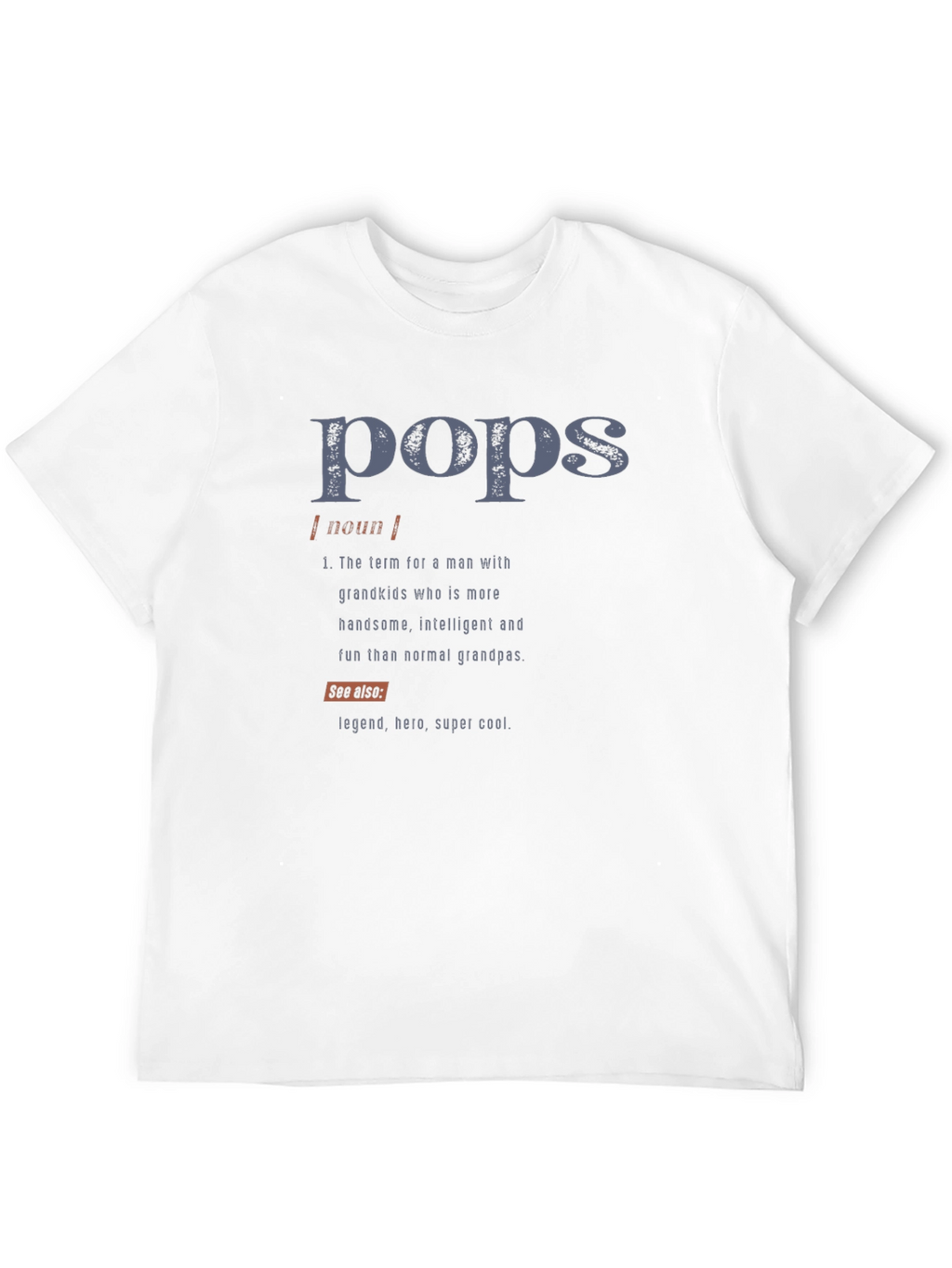 Pops Definition Graphic T-Shirt - Cool Grandfather Tee