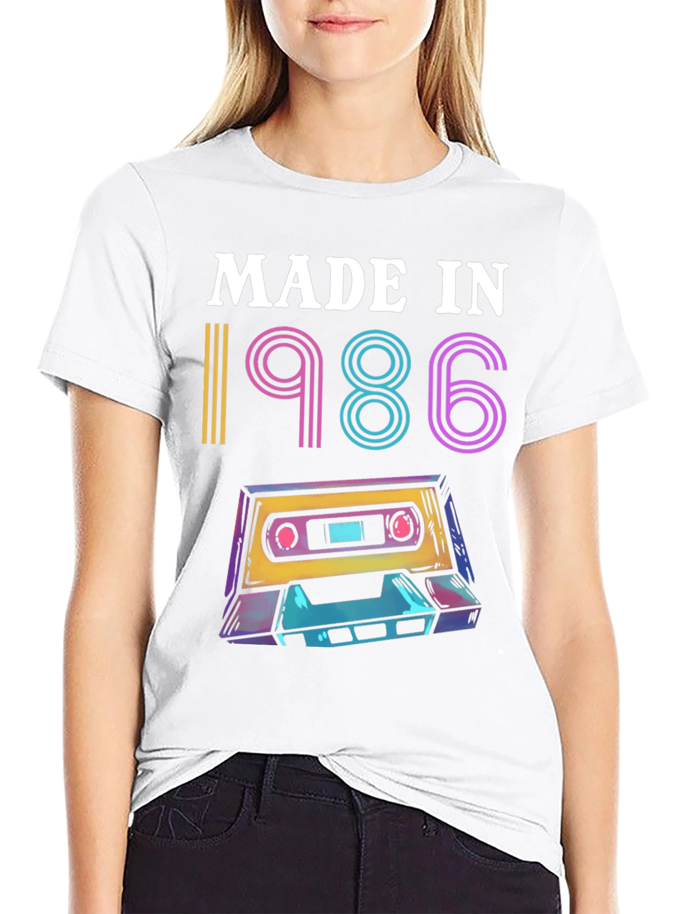 Retro 1986 Cassette Tape Graphic Tee