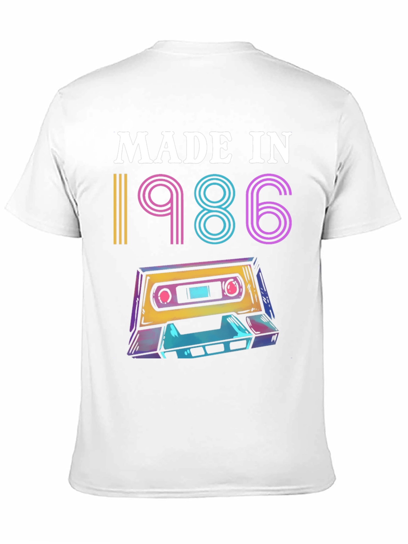 Retro 1986 Cassette Tape Graphic Tee