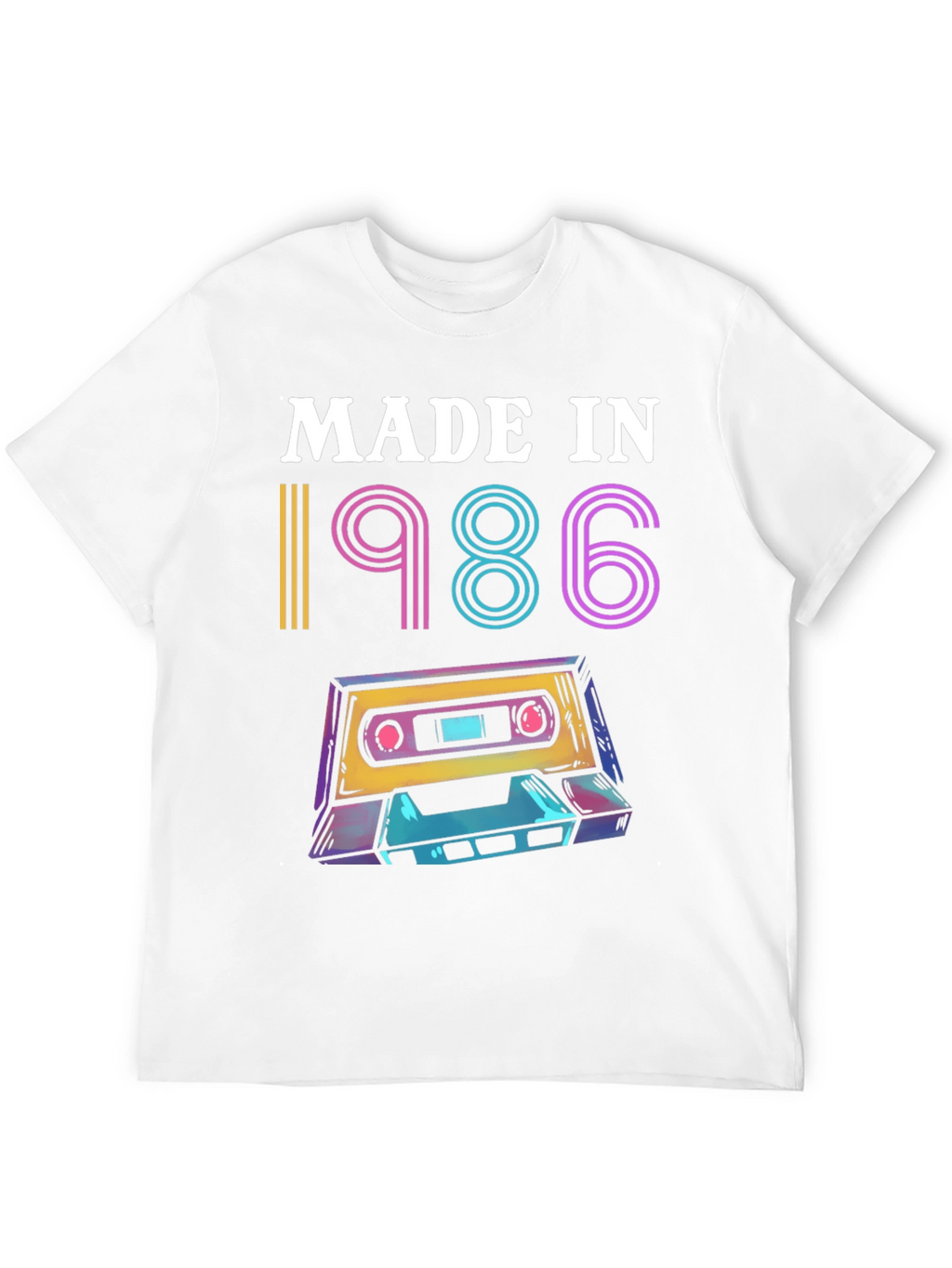 Retro 1986 Cassette Tape Graphic Tee
