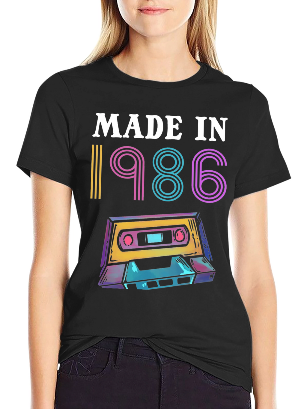 Retro 1986 Cassette Tape Graphic Tee