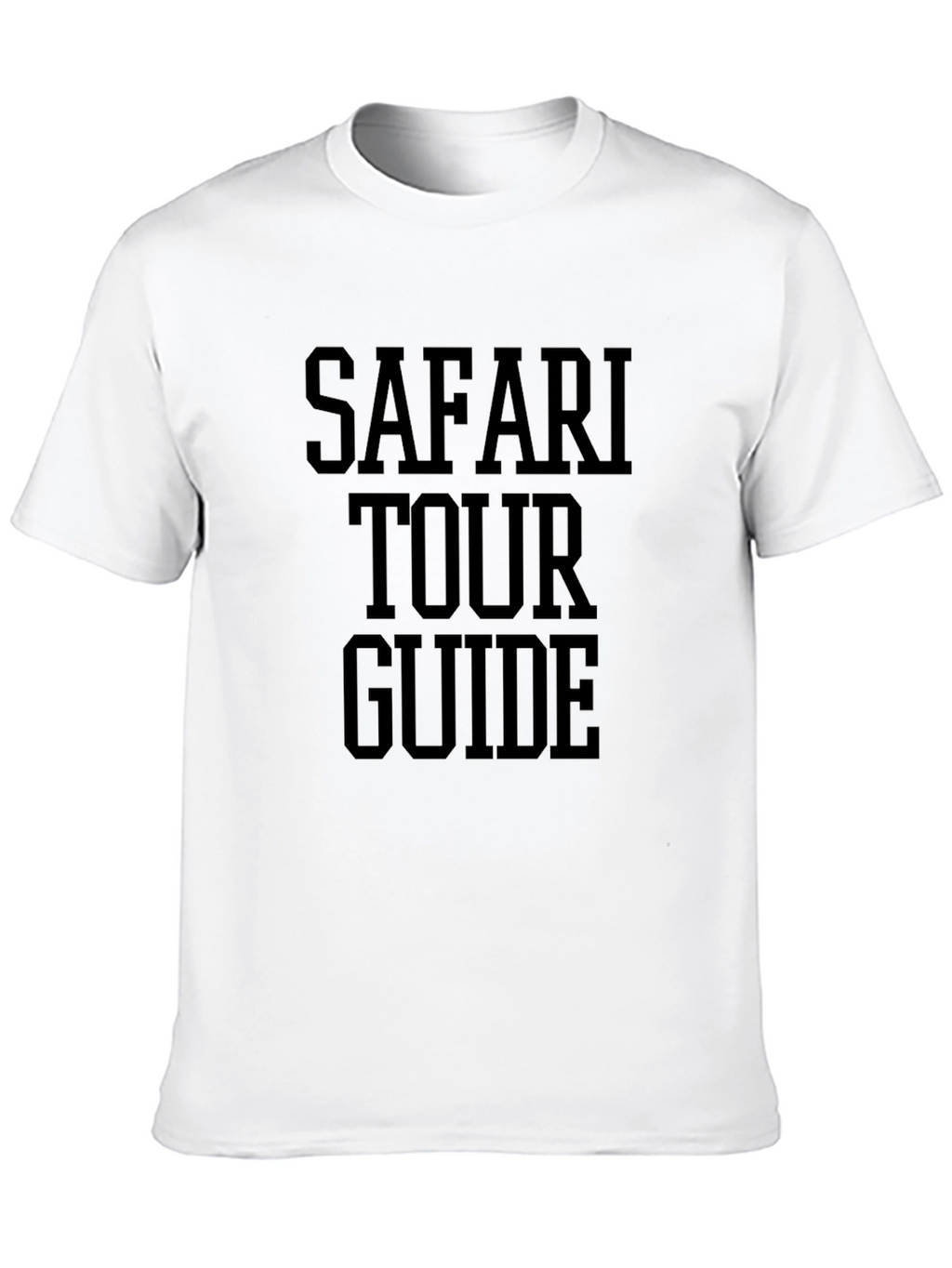 Safari Tour Guide Black Graphic Tee