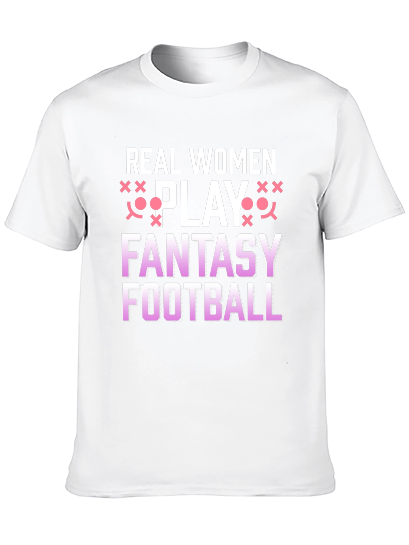 Real Women Play Fantasy Football Graphic Tee