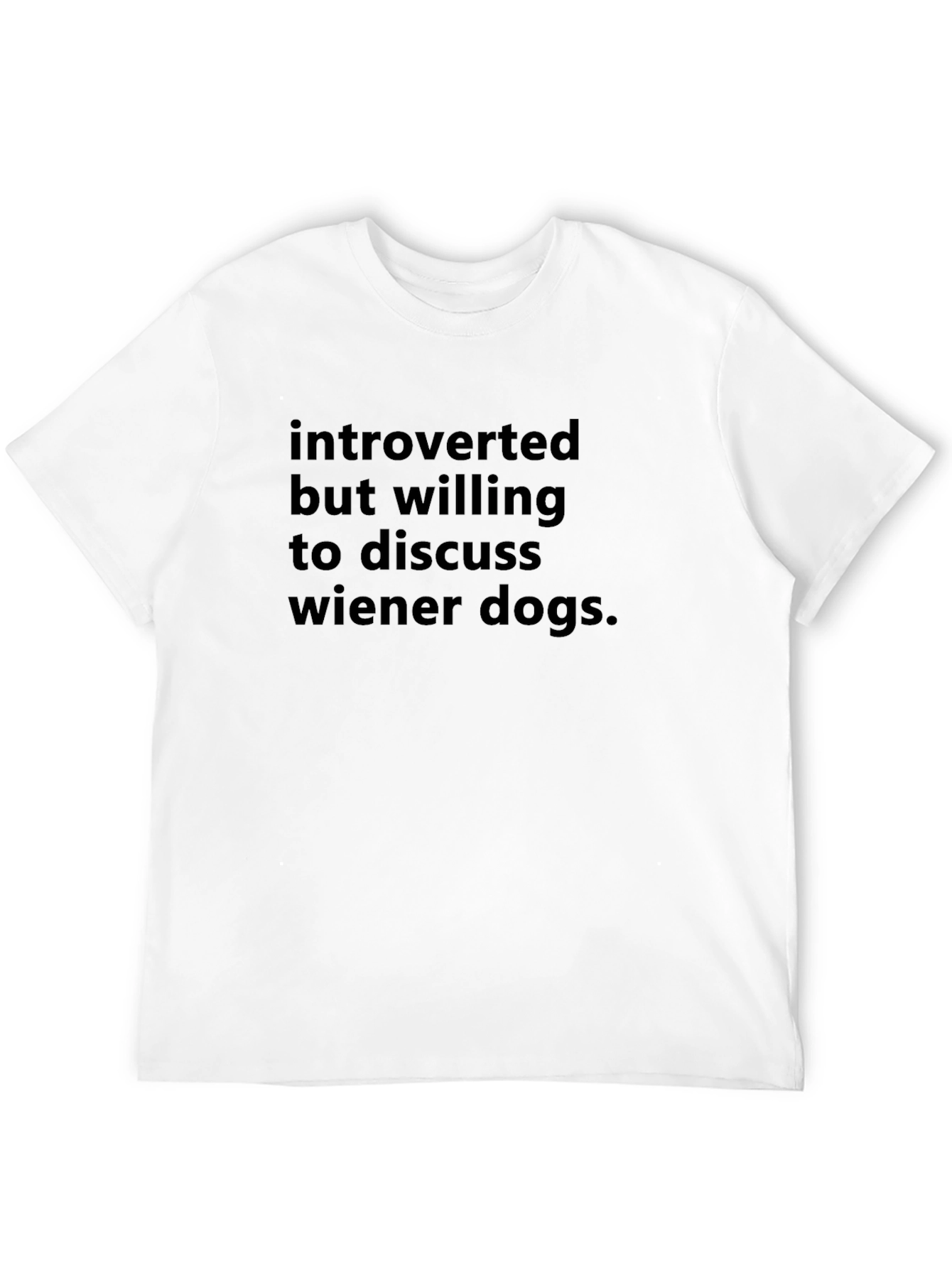 Introverted Wiener Dog Tee