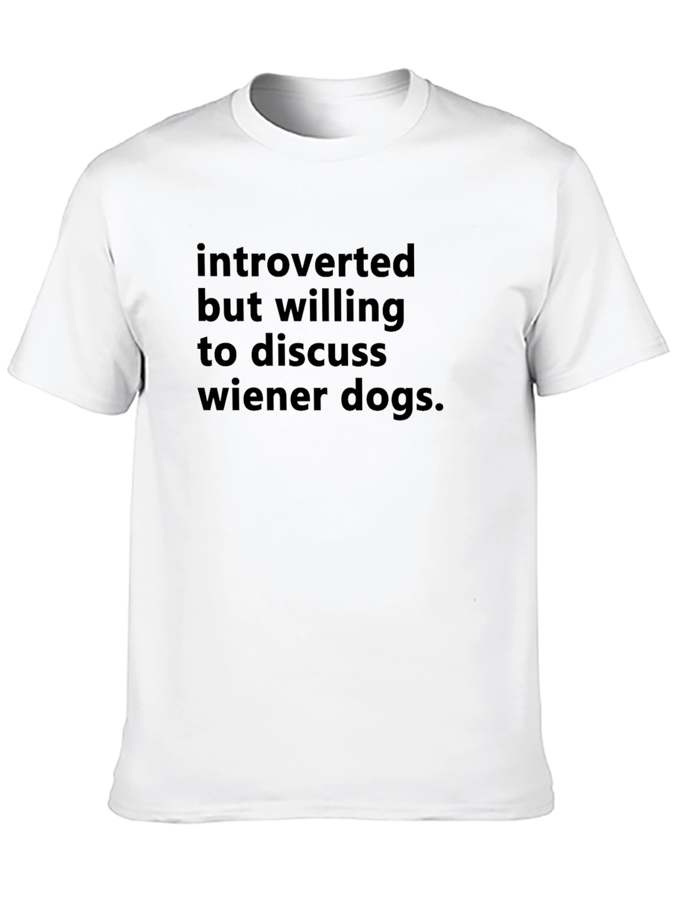 Introverted Wiener Dog Tee