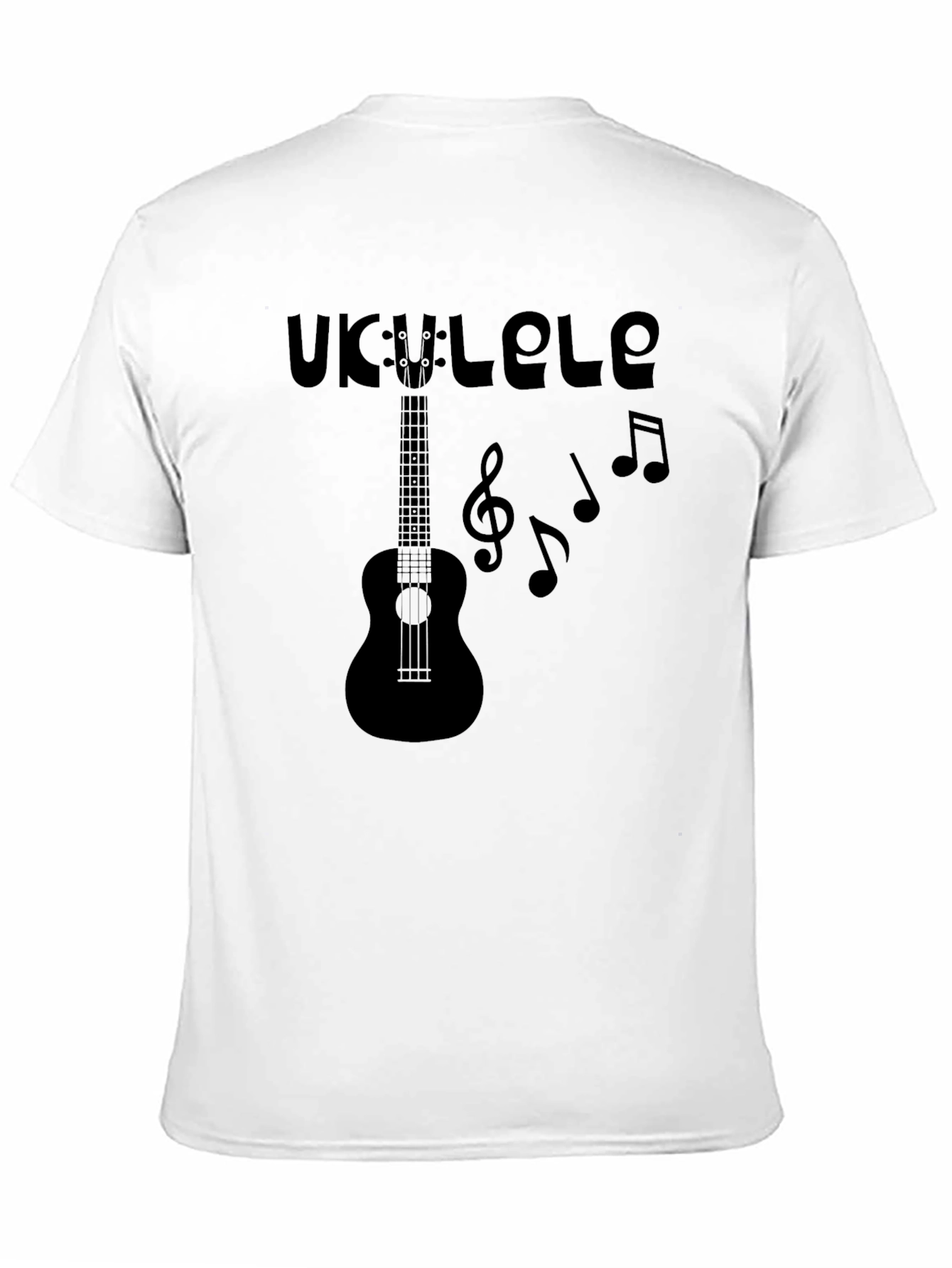 Ukulele Graphic T-Shirt - Music Lover Tee