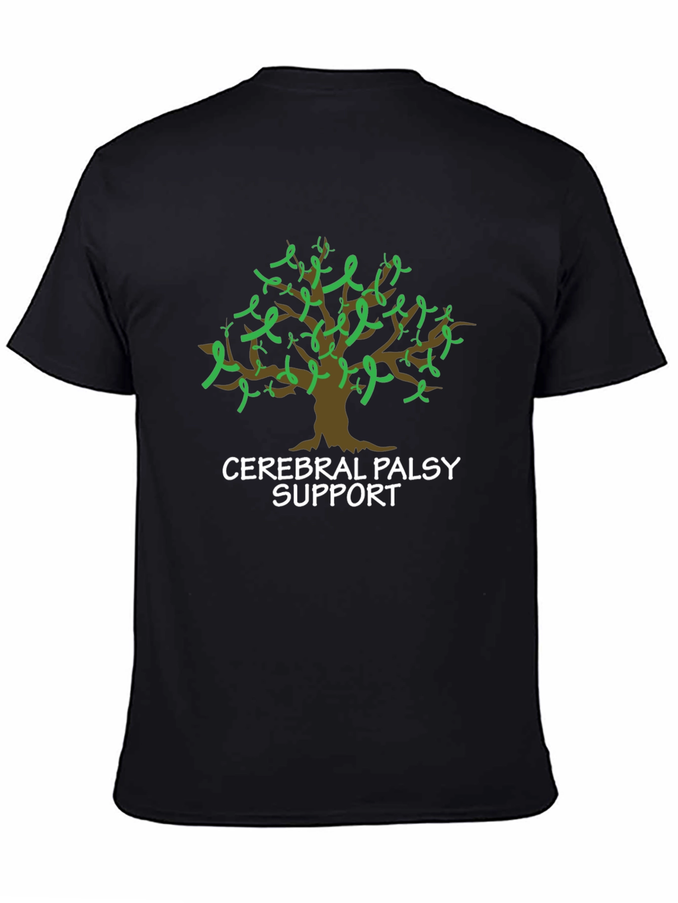 Cerebral Palsy Support Ribbon Tree T-Shirt