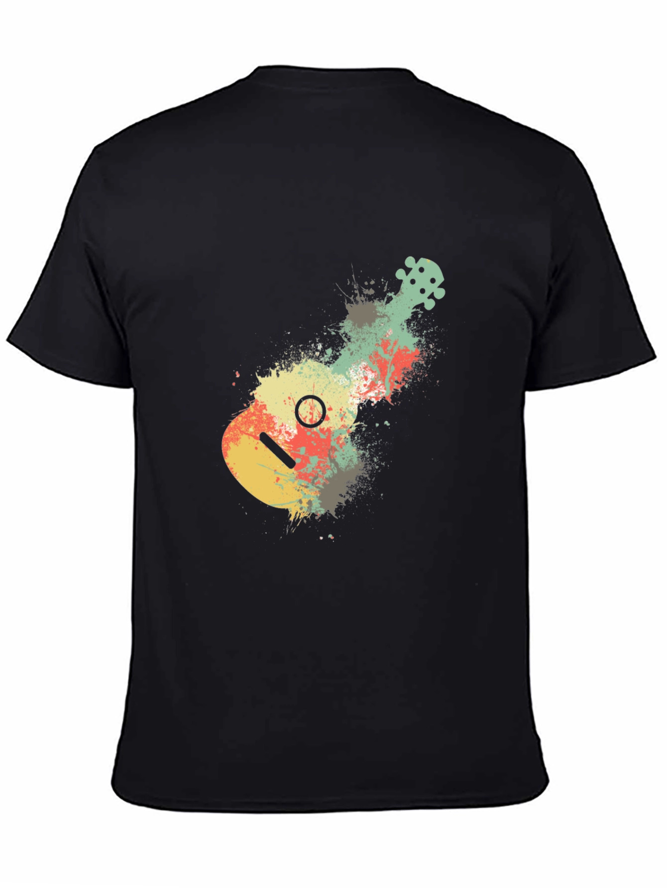 Ukulele Splash Graphic Tee - Modern Musician Shirt