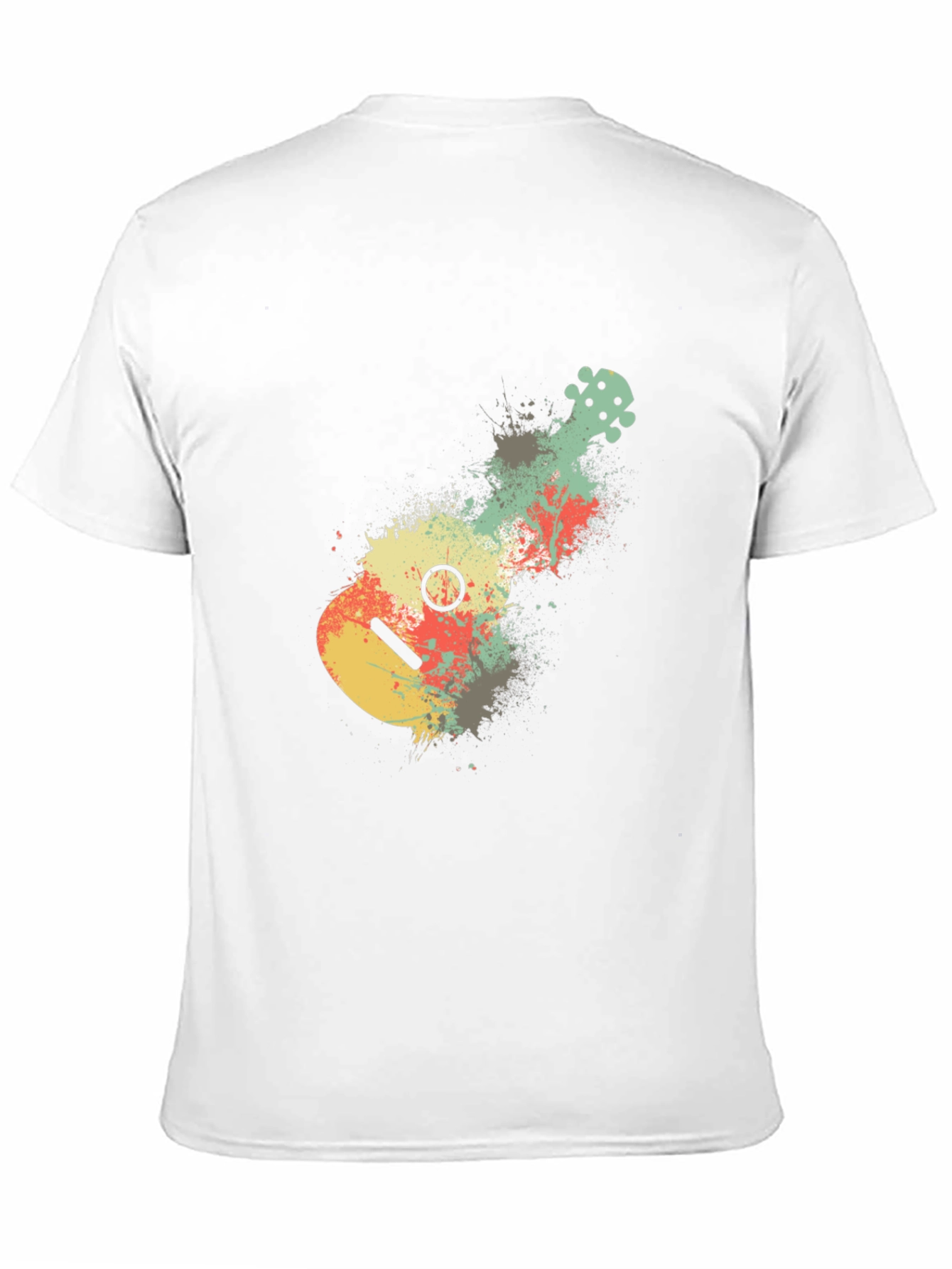 Ukulele Splash Graphic Tee - Modern Musician Shirt