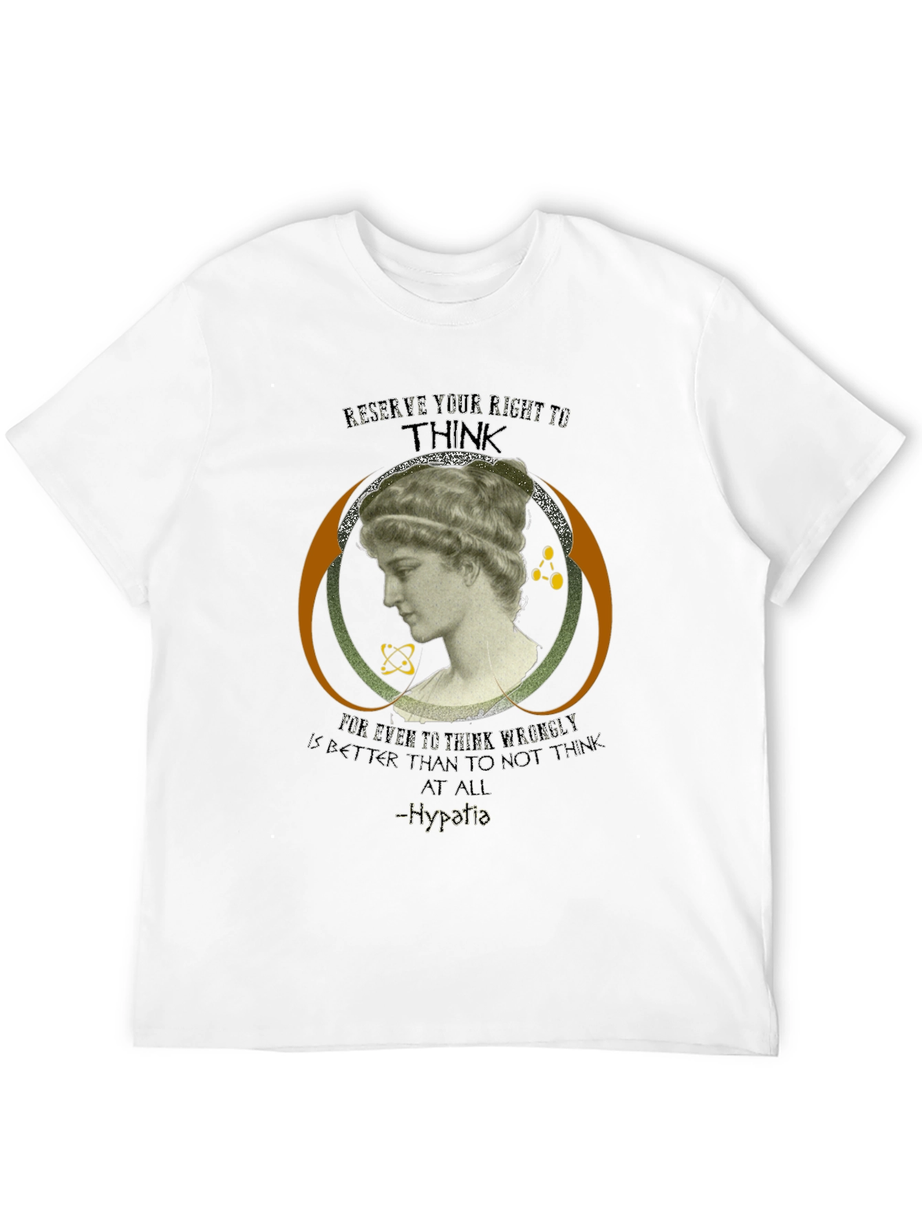 Hypatia Thinker Graphic Tee - Black