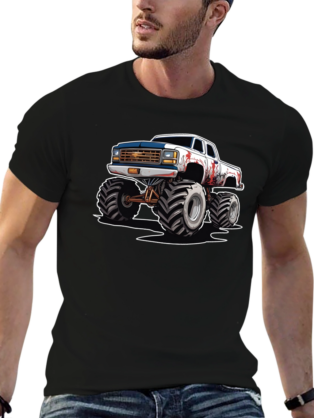 Monster Truck Graphic Tee - Cool Automotive Design
