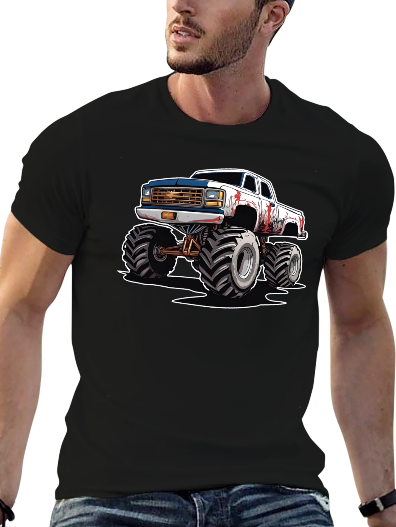 Monster Truck Graphic Tee - Cool Automotive Design