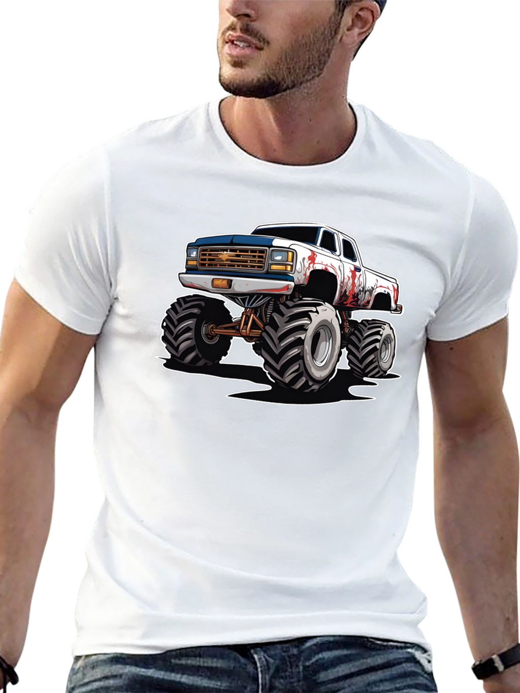 Monster Truck Graphic Tee - Cool Automotive Design