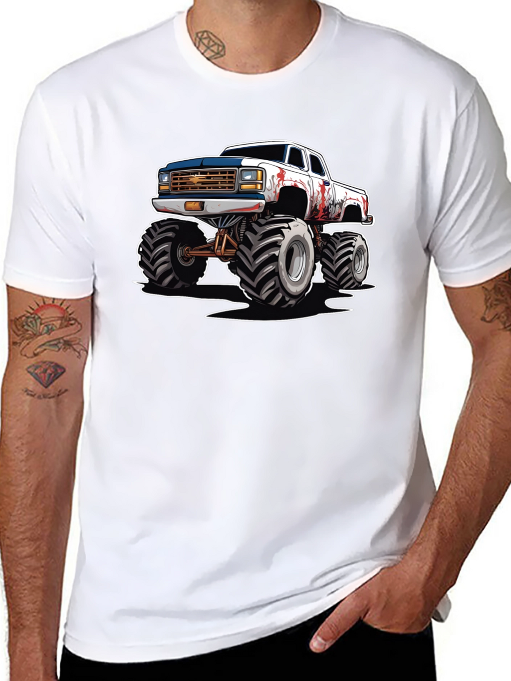 Monster Truck Graphic Tee - Cool Automotive Design