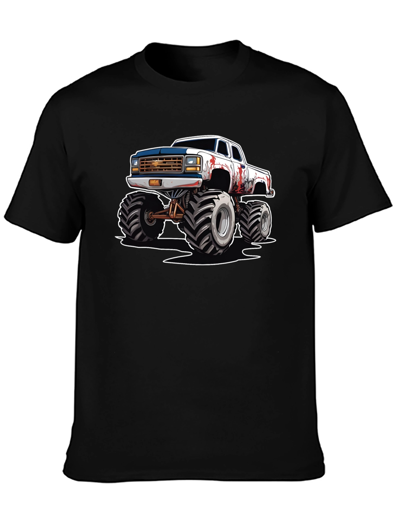 Monster Truck Graphic Tee - Cool Automotive Design