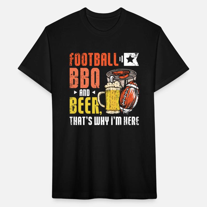 Football BBQ and Beer that's why I'm here tailgate