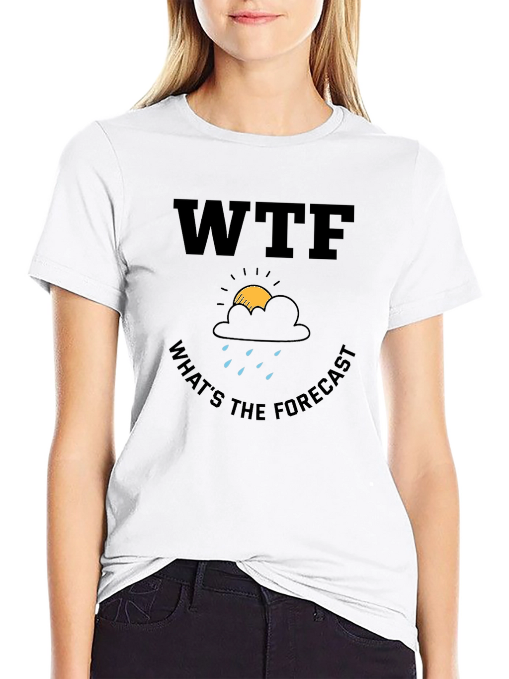 WTF Whats The Forecast Graphic T-Shirt