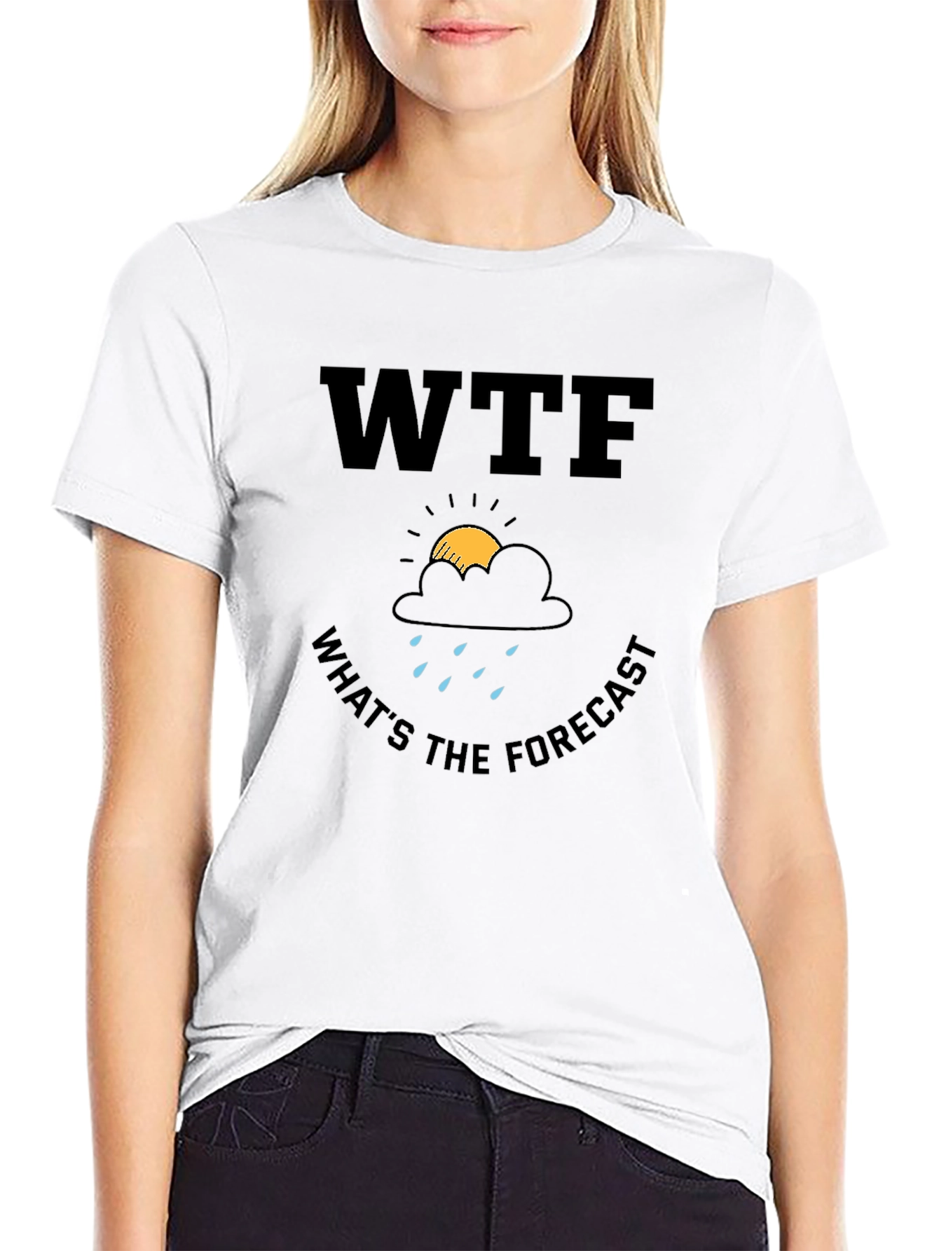 WTF Whats The Forecast Graphic T-Shirt