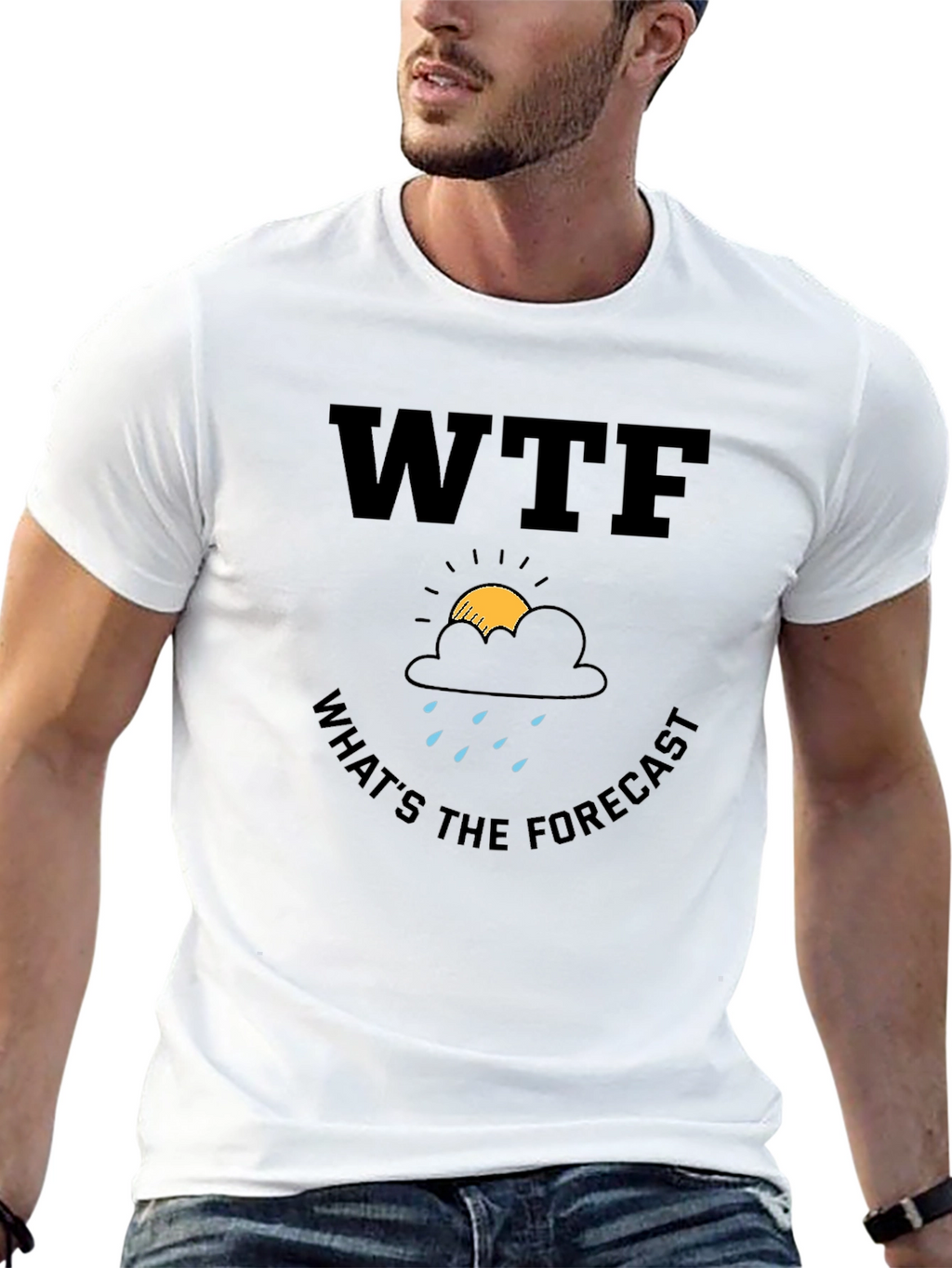 WTF Whats The Forecast Graphic T-Shirt