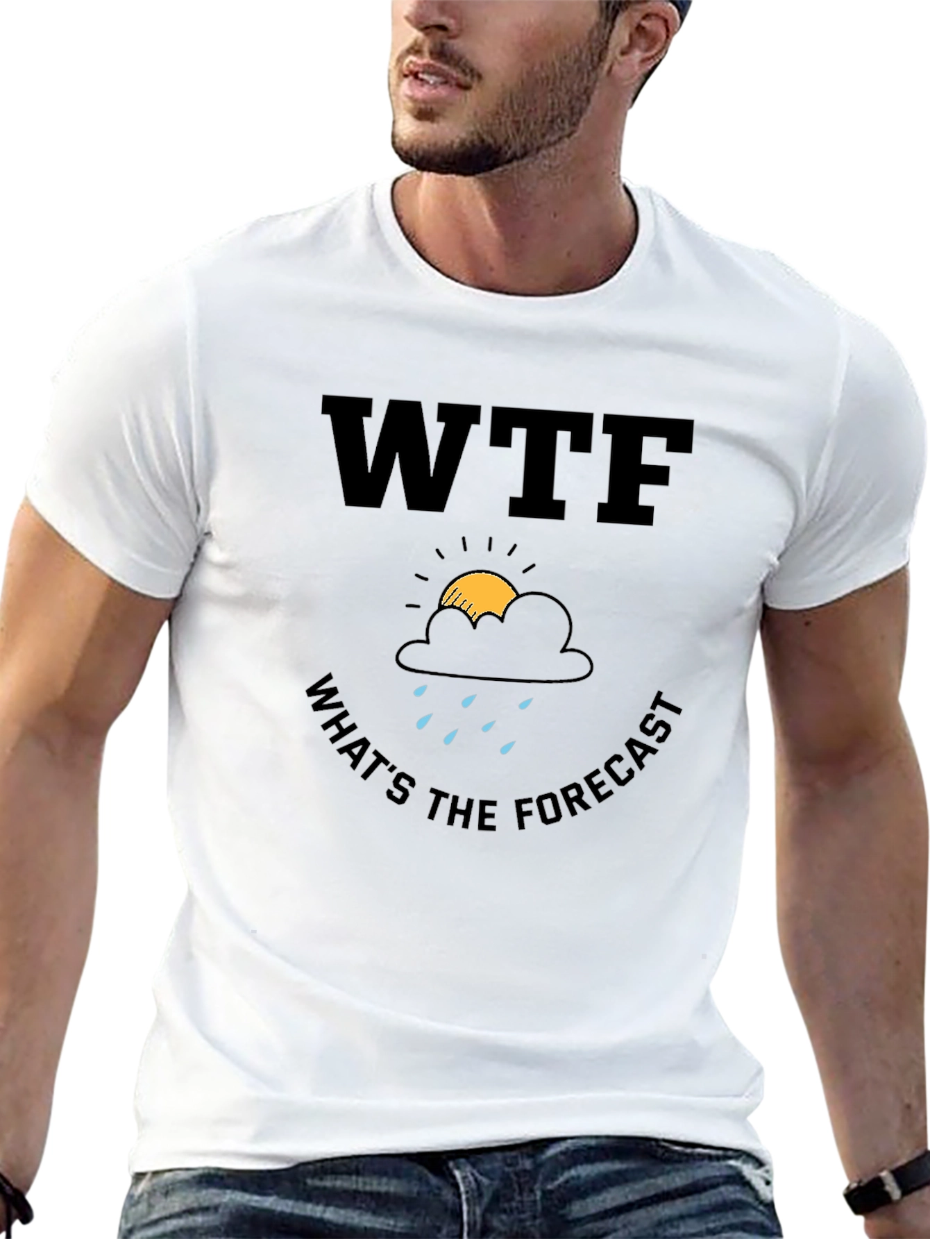 WTF Whats The Forecast Graphic T-Shirt
