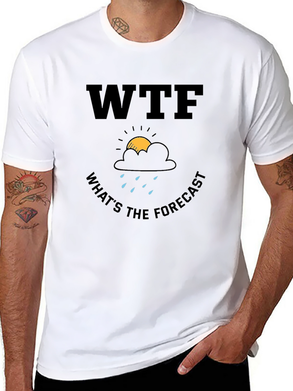 WTF Whats The Forecast Graphic T-Shirt
