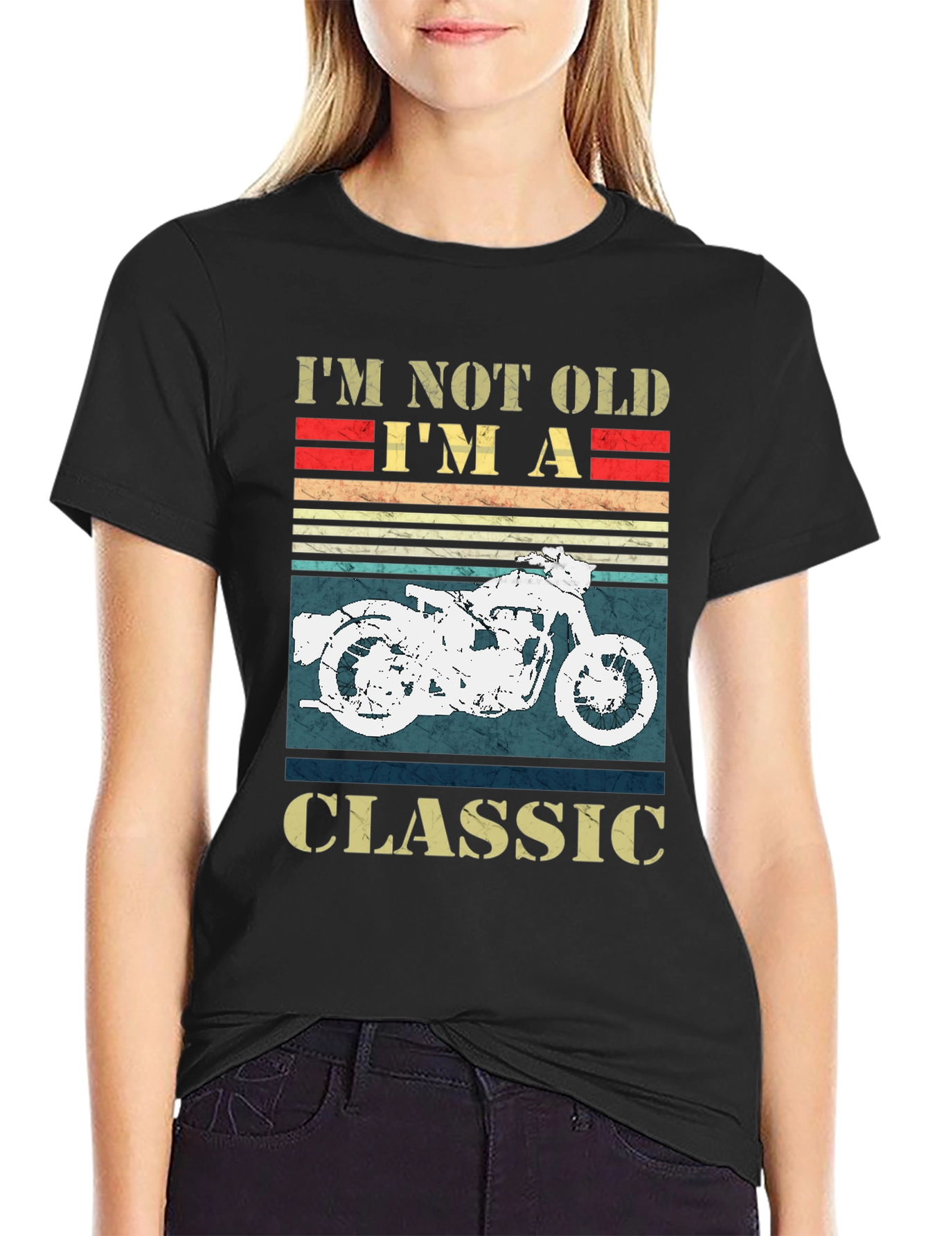 Im Not Old Im A Classic Motorcycle Graphic Tee