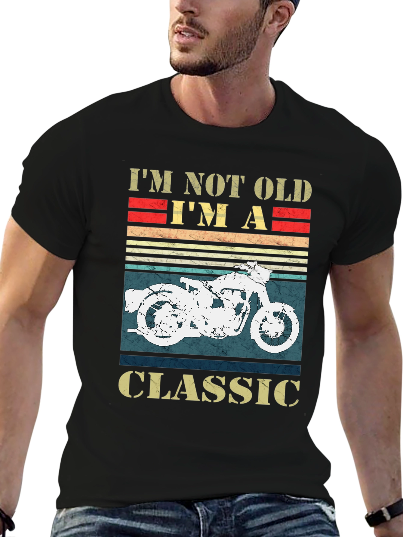 Im Not Old Im A Classic Motorcycle Graphic Tee
