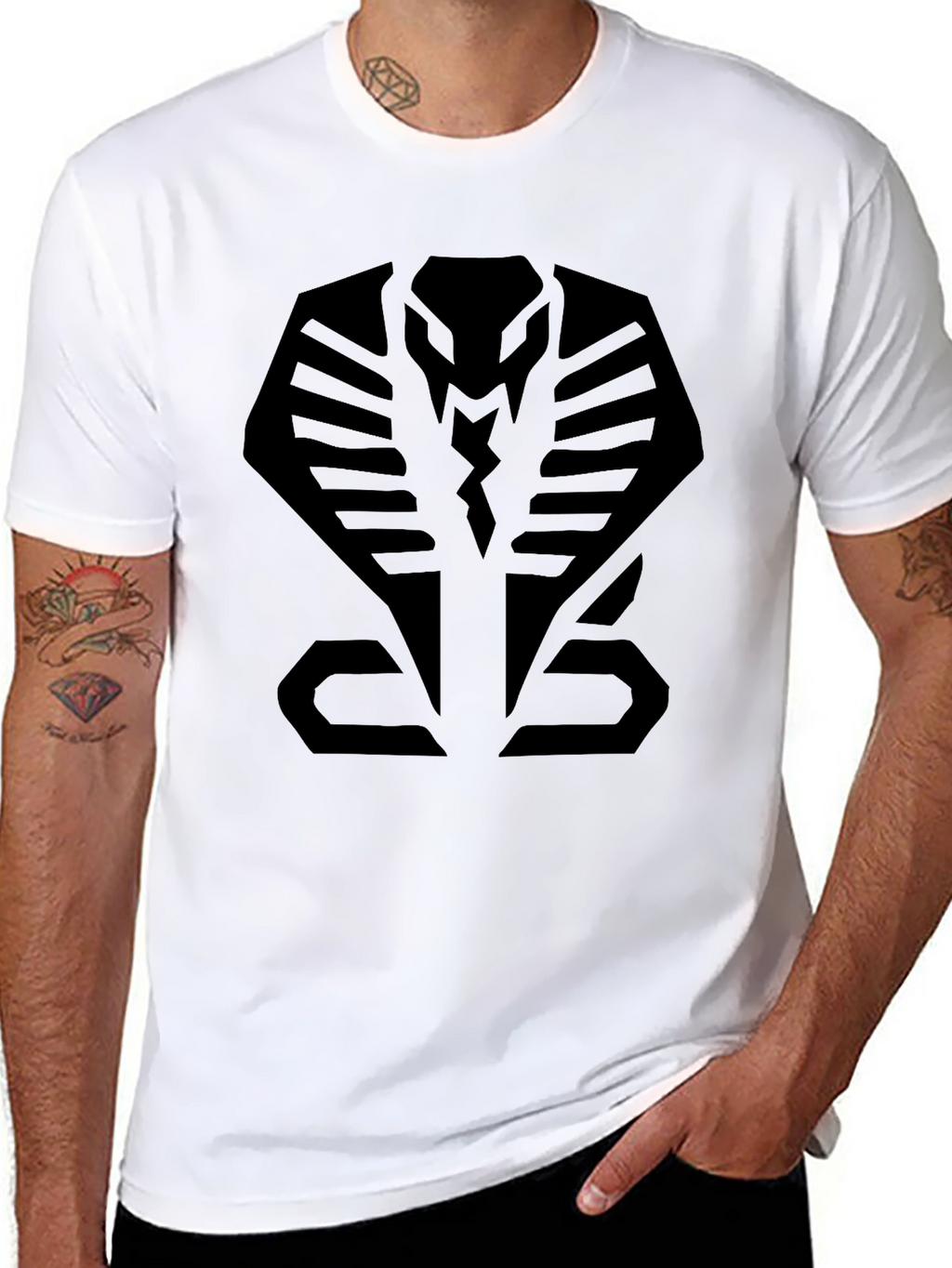 Cobra Symbol Black T-Shirt - Graphic Tee