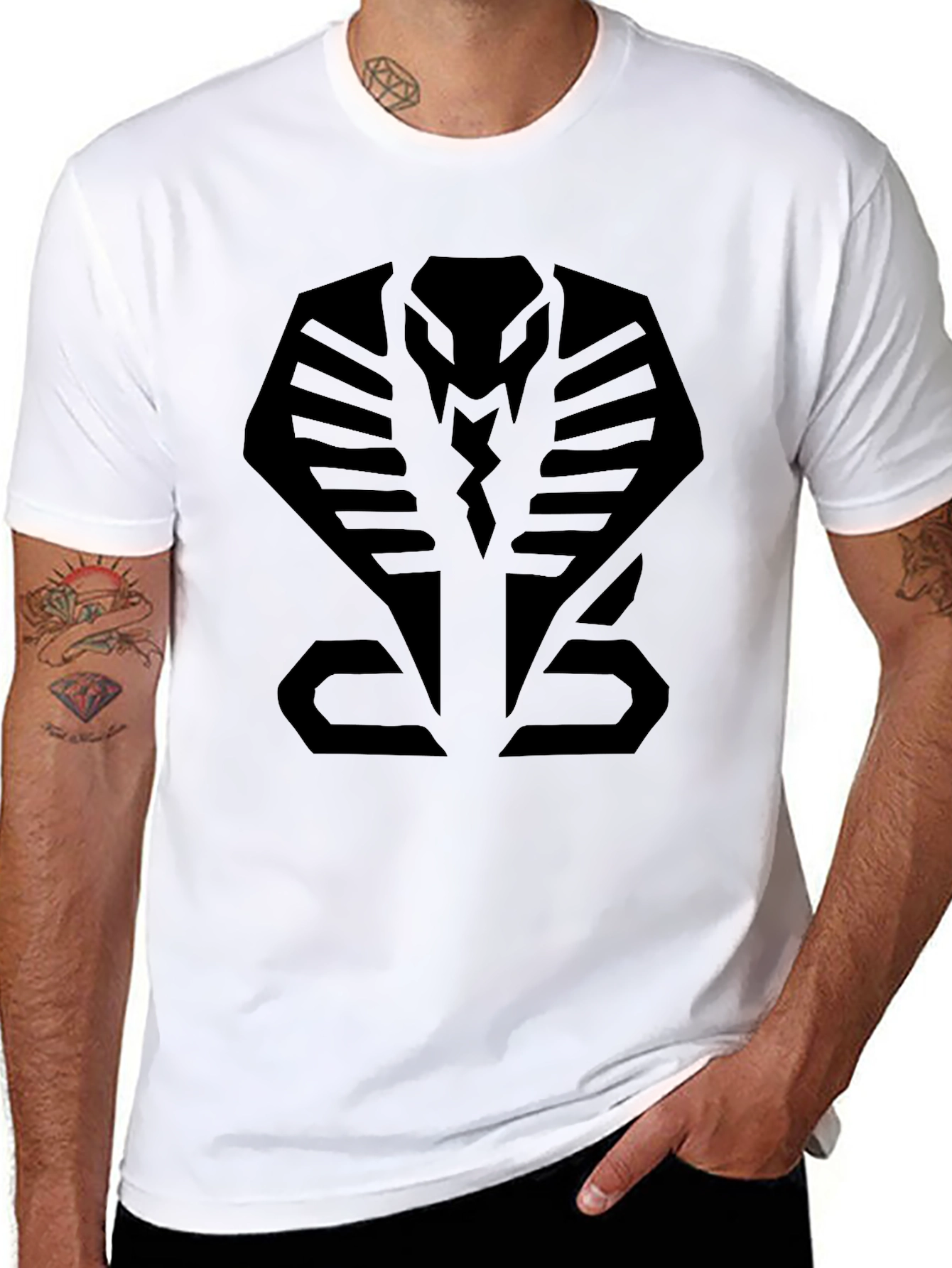 Cobra Symbol Black T-Shirt - Graphic Tee