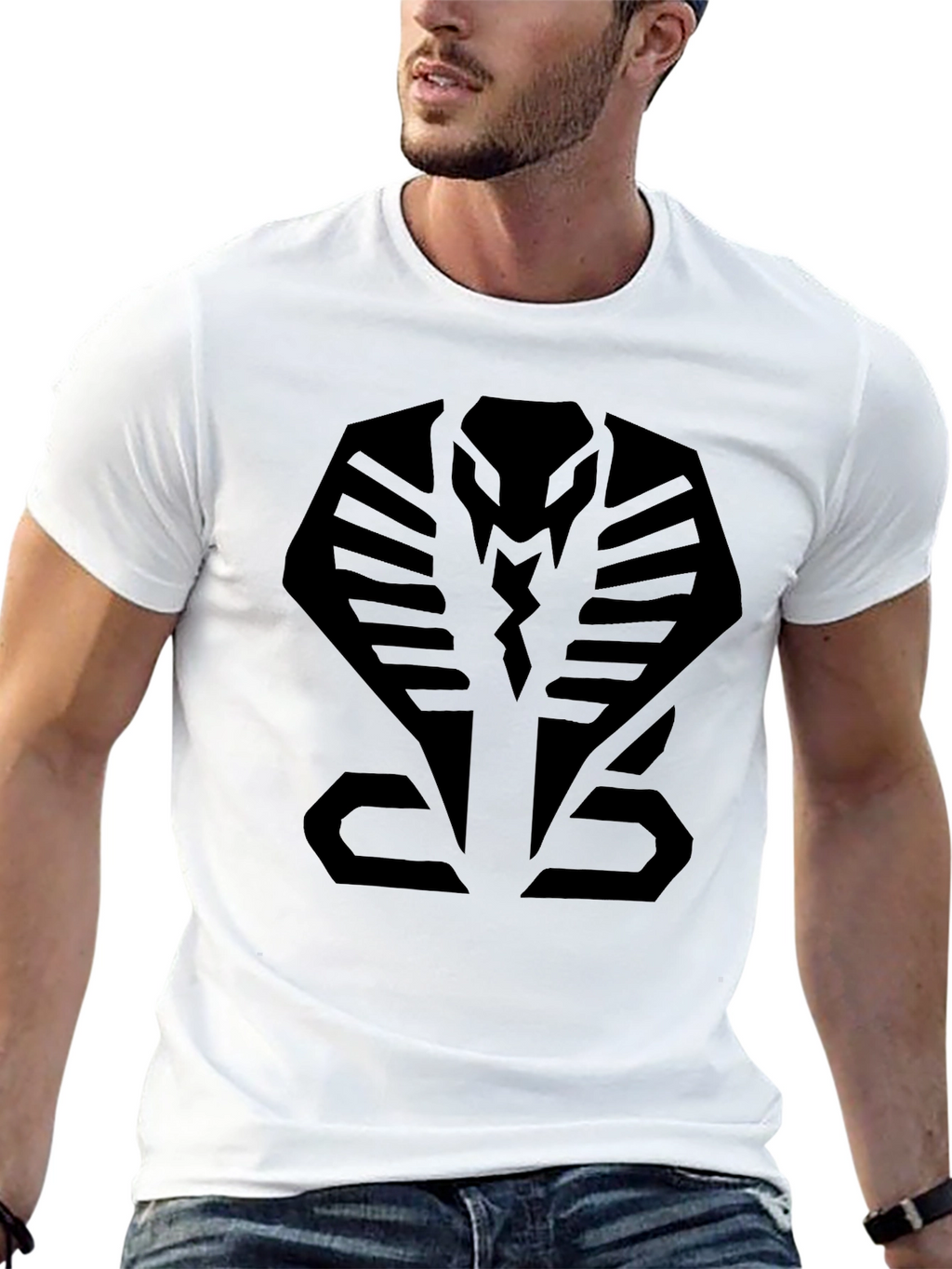 Cobra Symbol Black T-Shirt - Graphic Tee