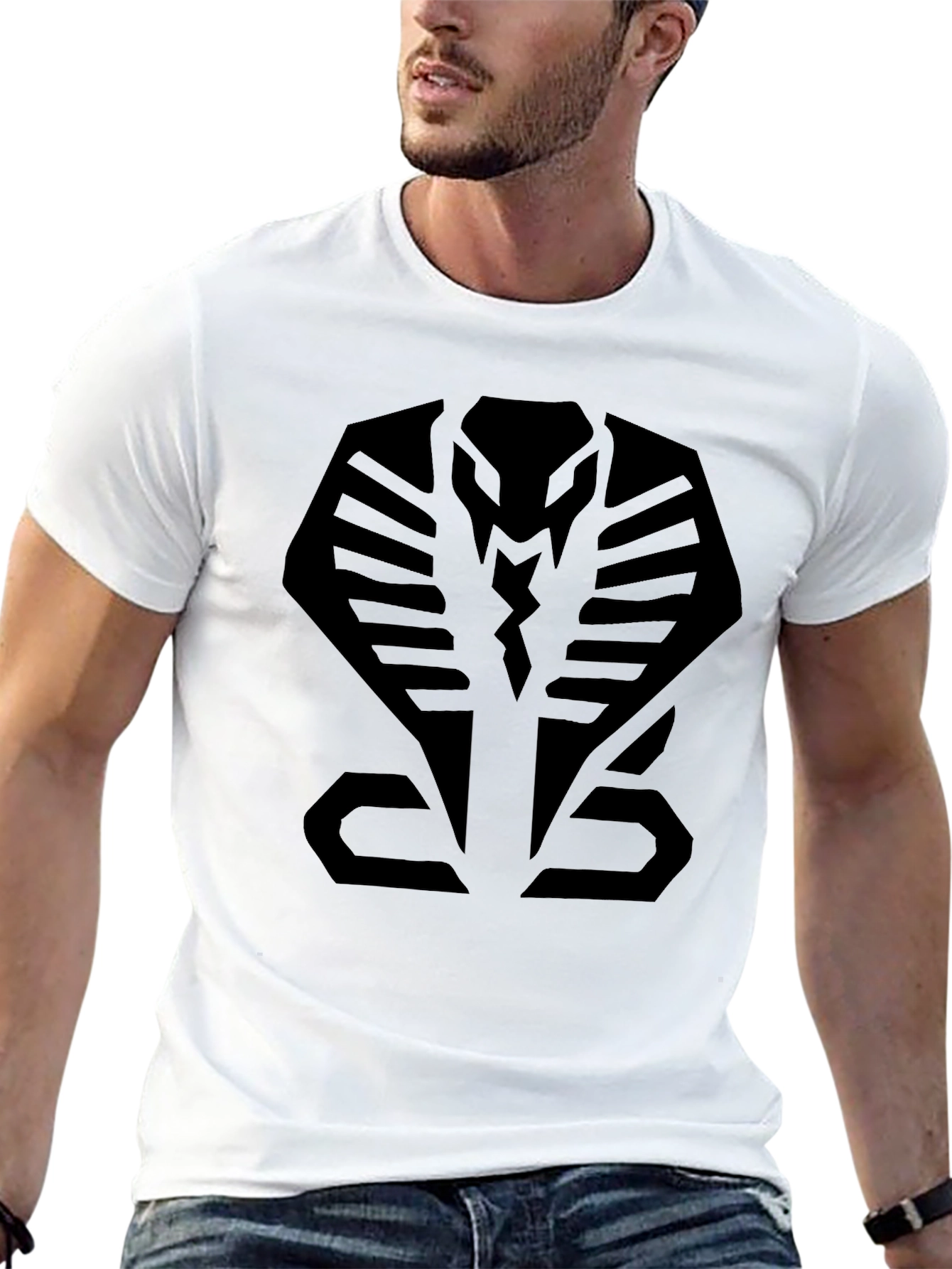 Cobra Symbol Black T-Shirt - Graphic Tee