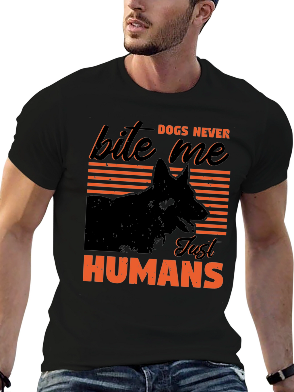 Dogs Never Bite Me T-Shirt